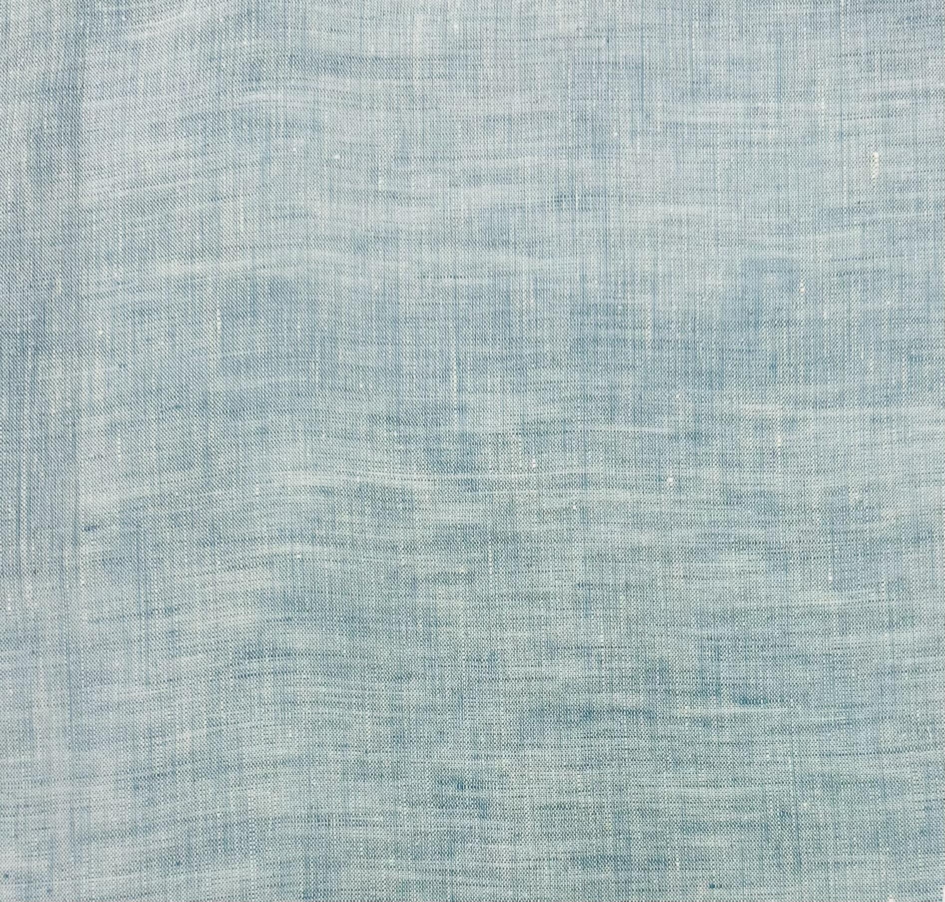 Two Toned Lightweight Linen in Sea Blue