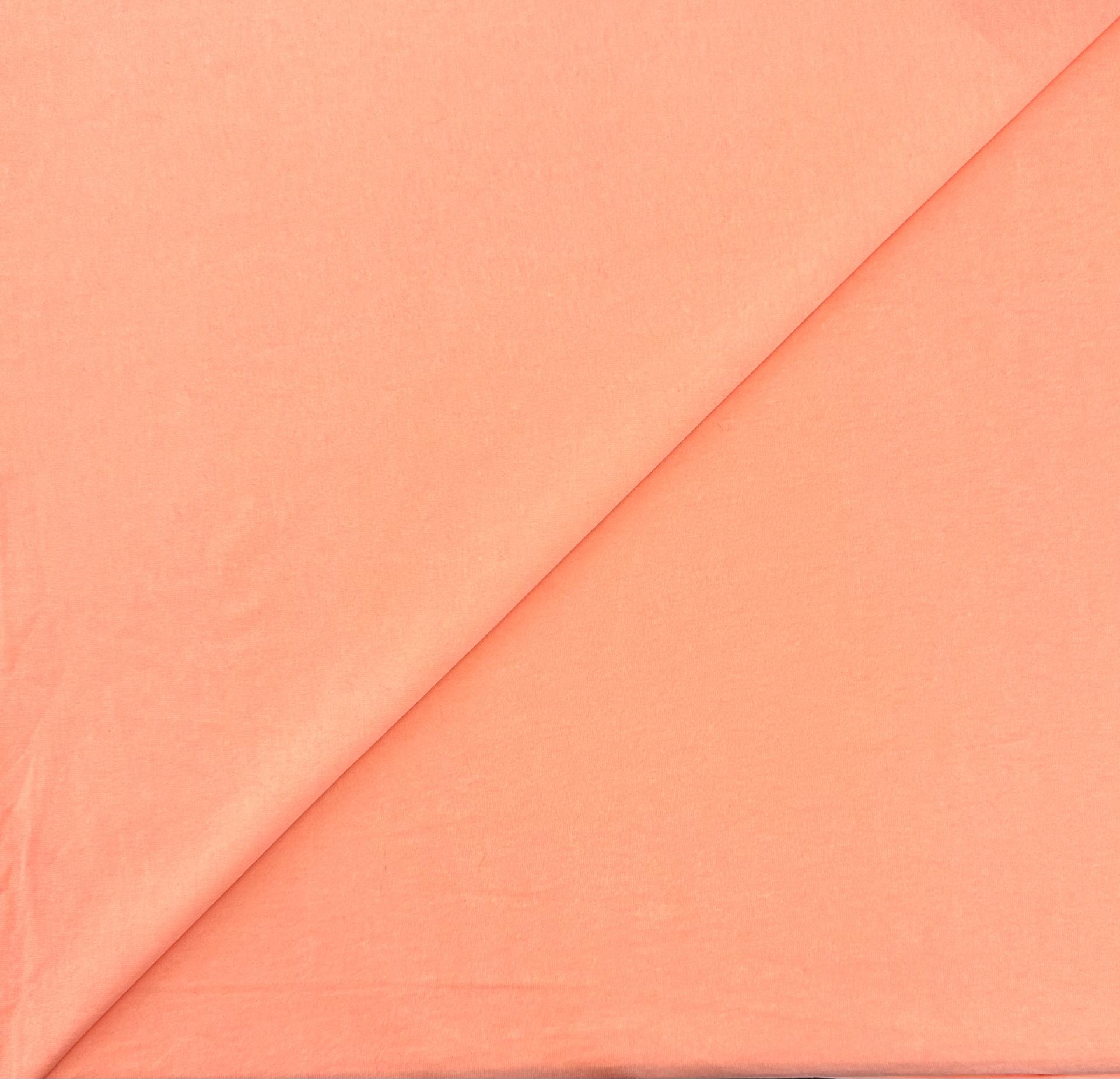 Cotton Jersey Knit in Flamingo