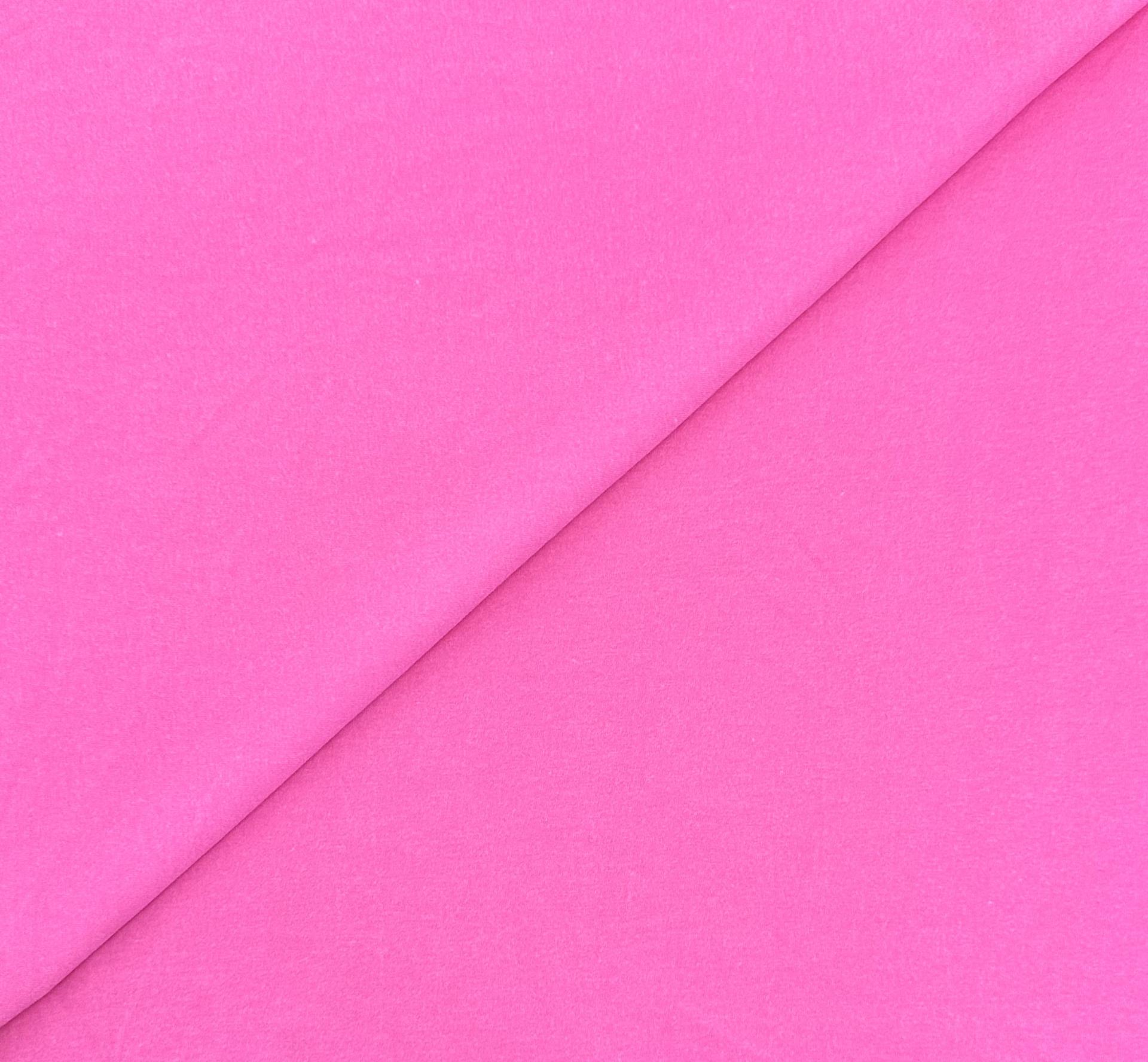 Cotton Jersey Knit in Neon Pink