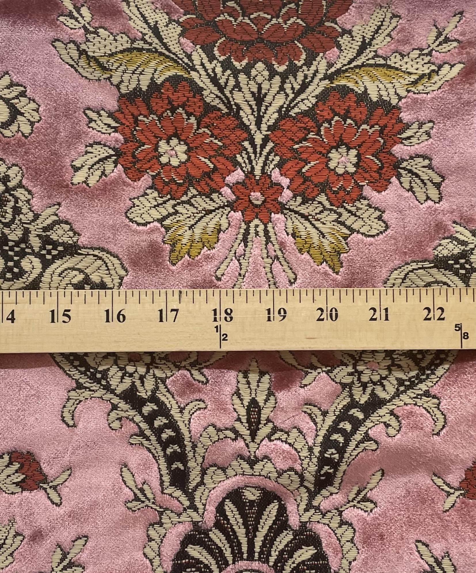 Made in Italy Cotton/Rayon/Polyester Cut Velvet