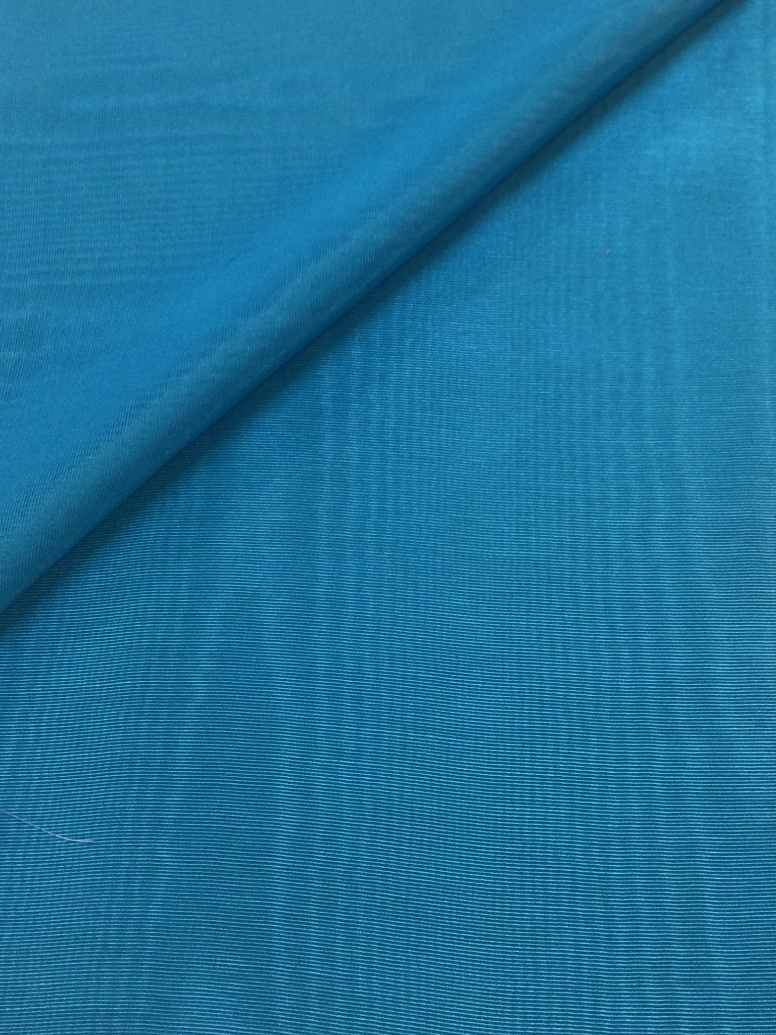 Polyester Moire' Faille in Jewel Turquoise