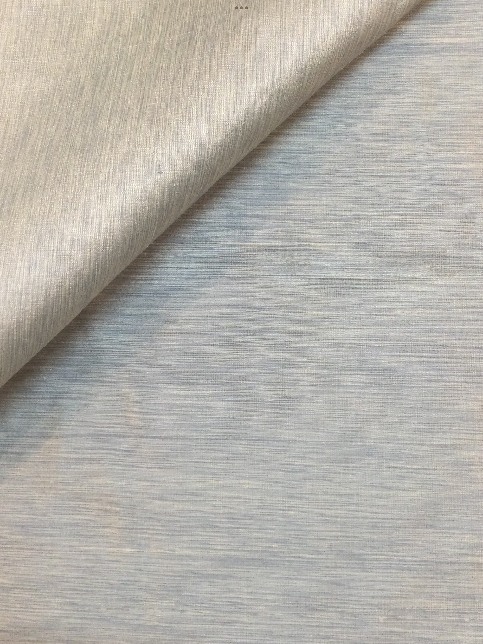 Heathered Silk Shantung in Gray/White