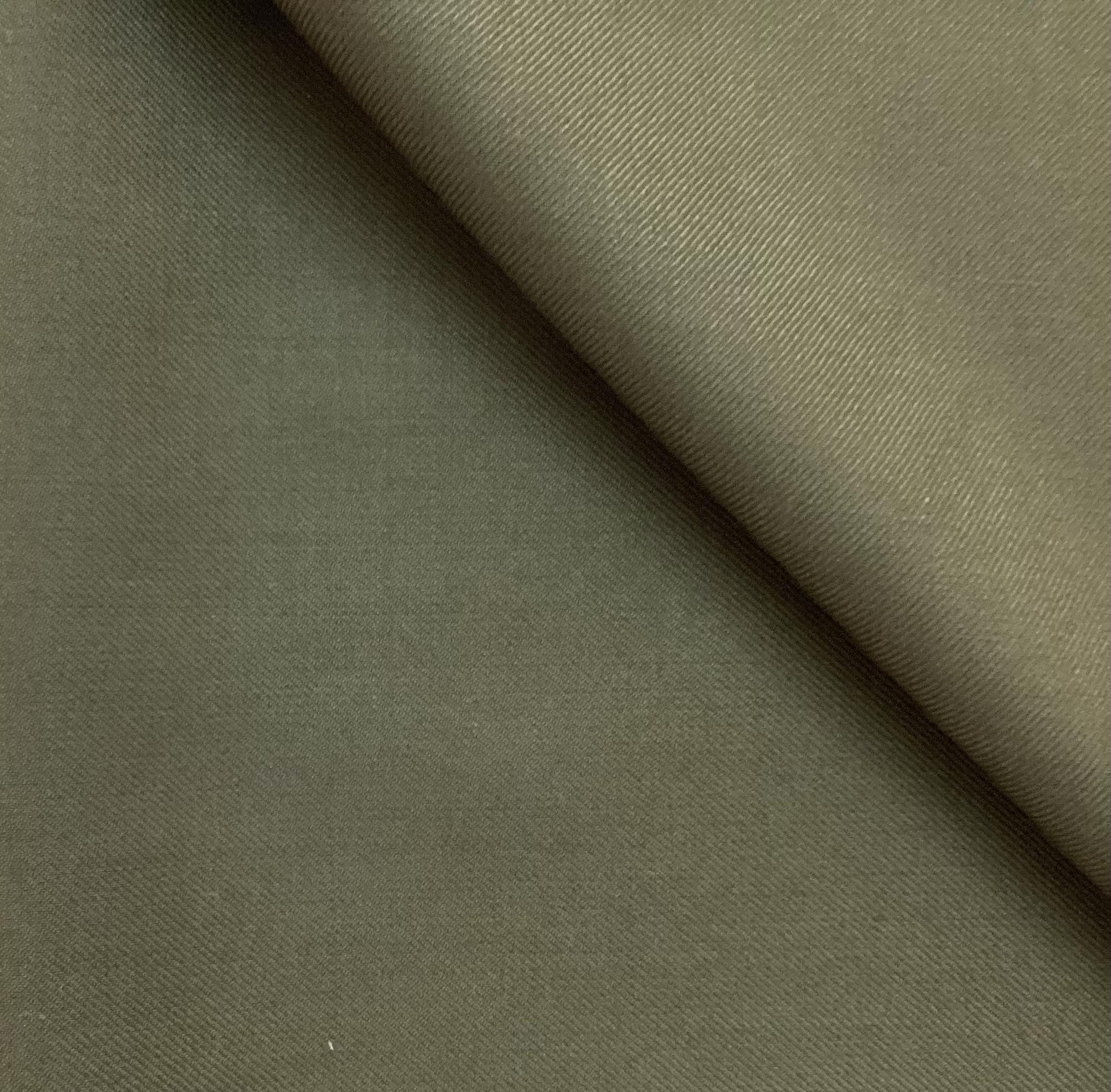 Made in Italy 50% Wool 50% Polyester Super 120's in Army Green