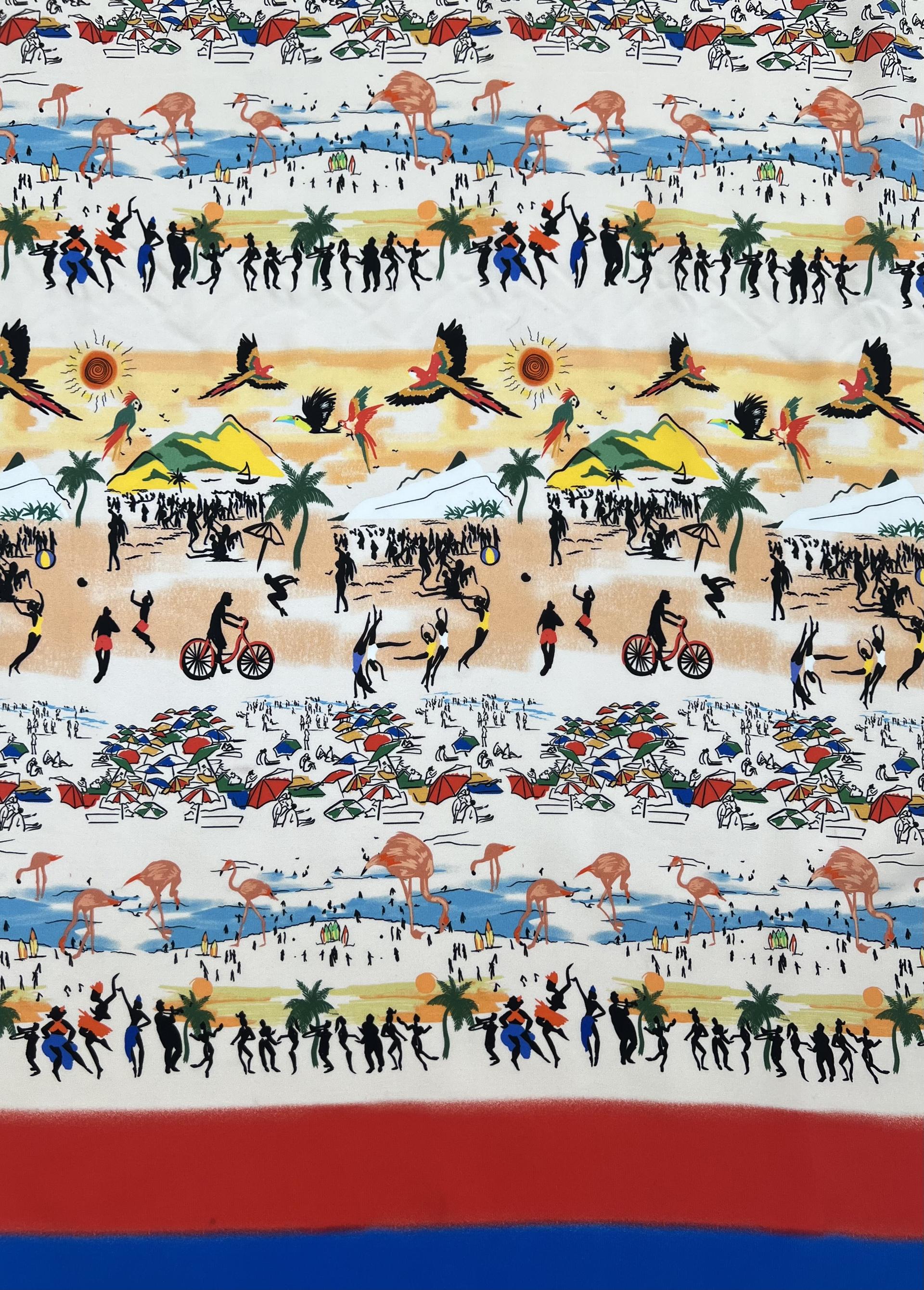 Silk Crepe de Chine "Rio Vibe"