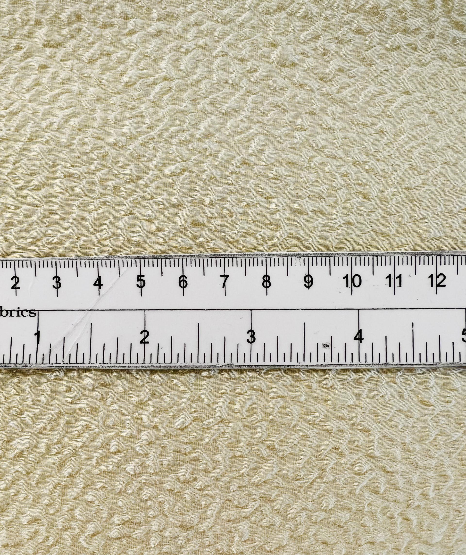 Silk Blend Organza Cloqué In Ivory