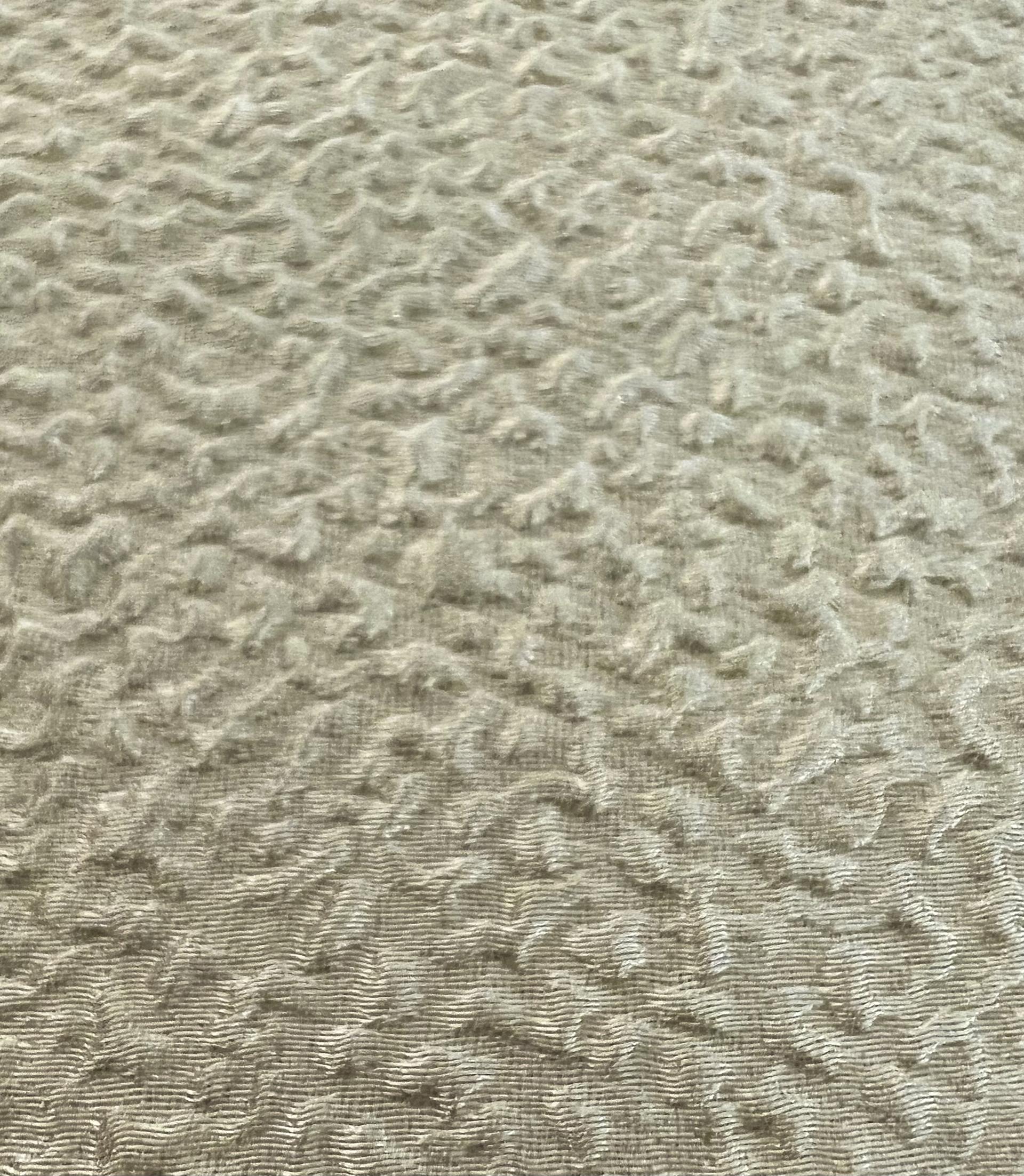 Silk Blend Organza Cloqué In Ivory