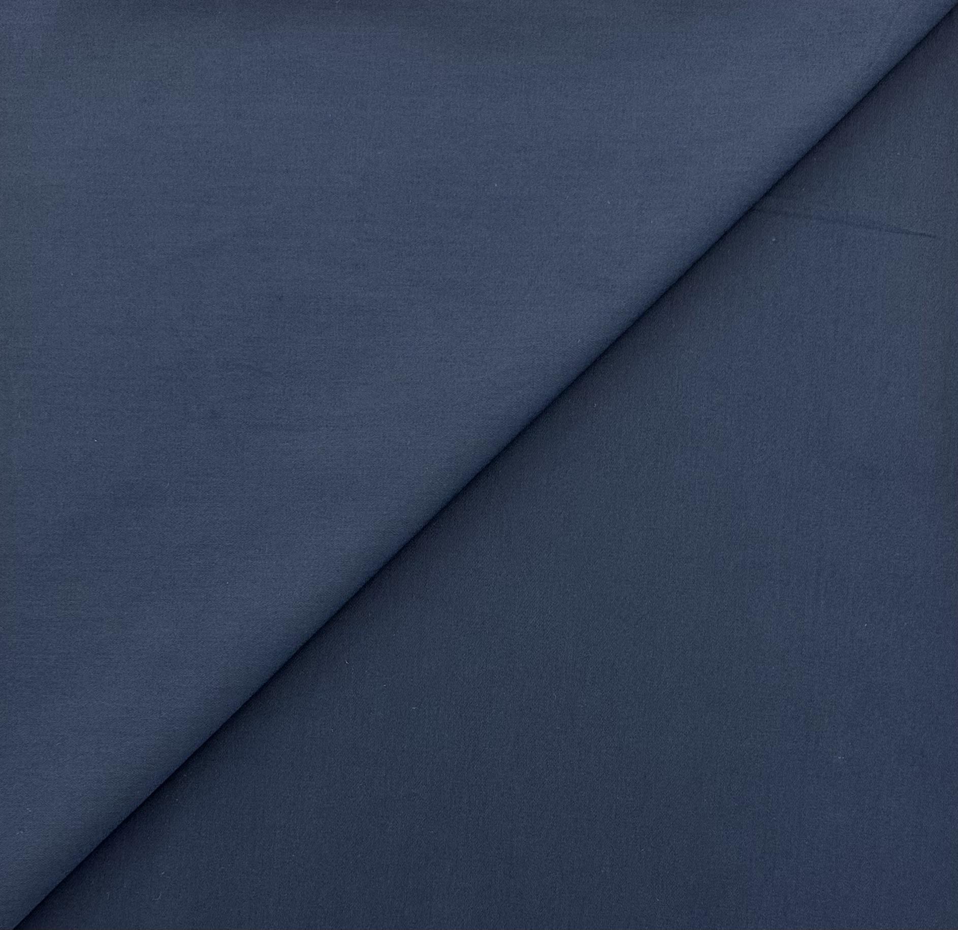 Combed Cotton Twill in Sapphire