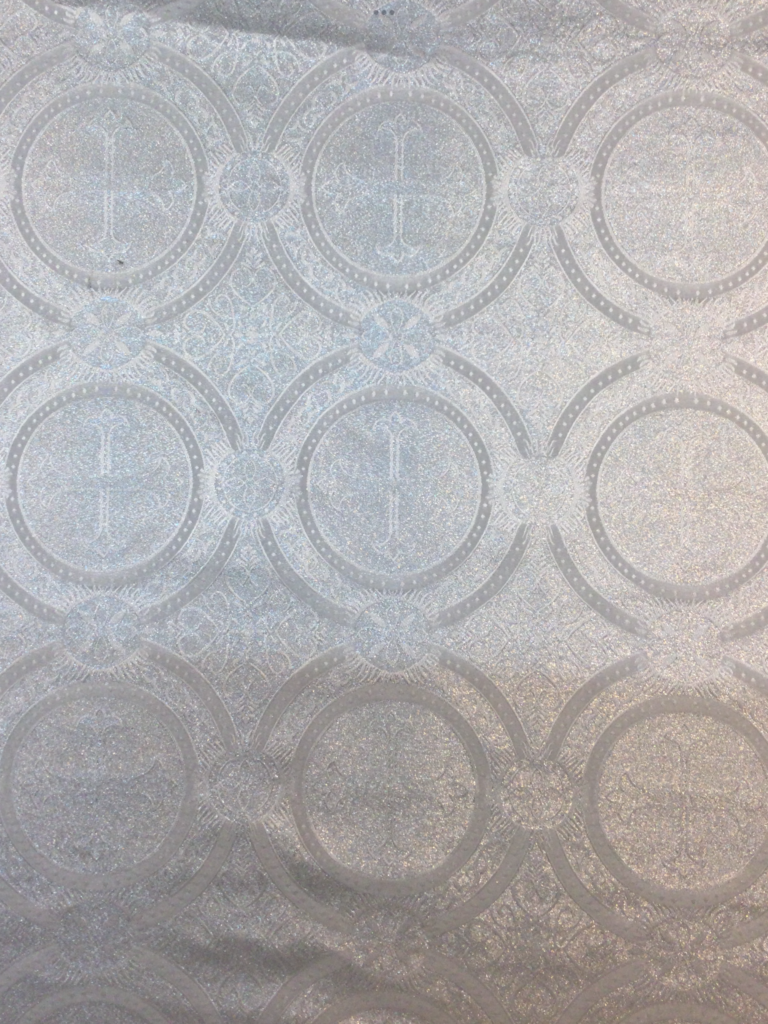 Poly Acetate Metallic Brocade