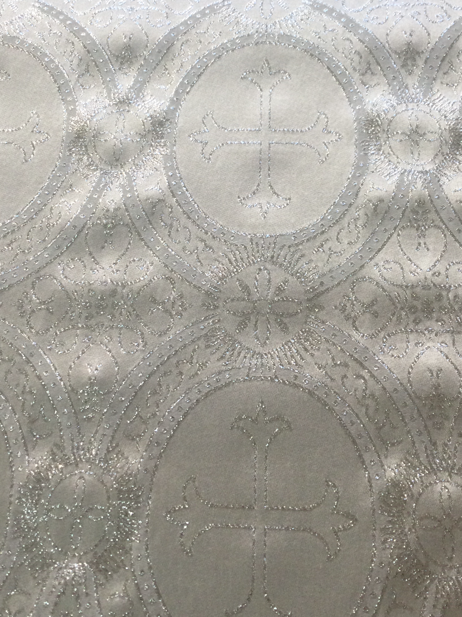 Poly Acetate Metallic Brocade