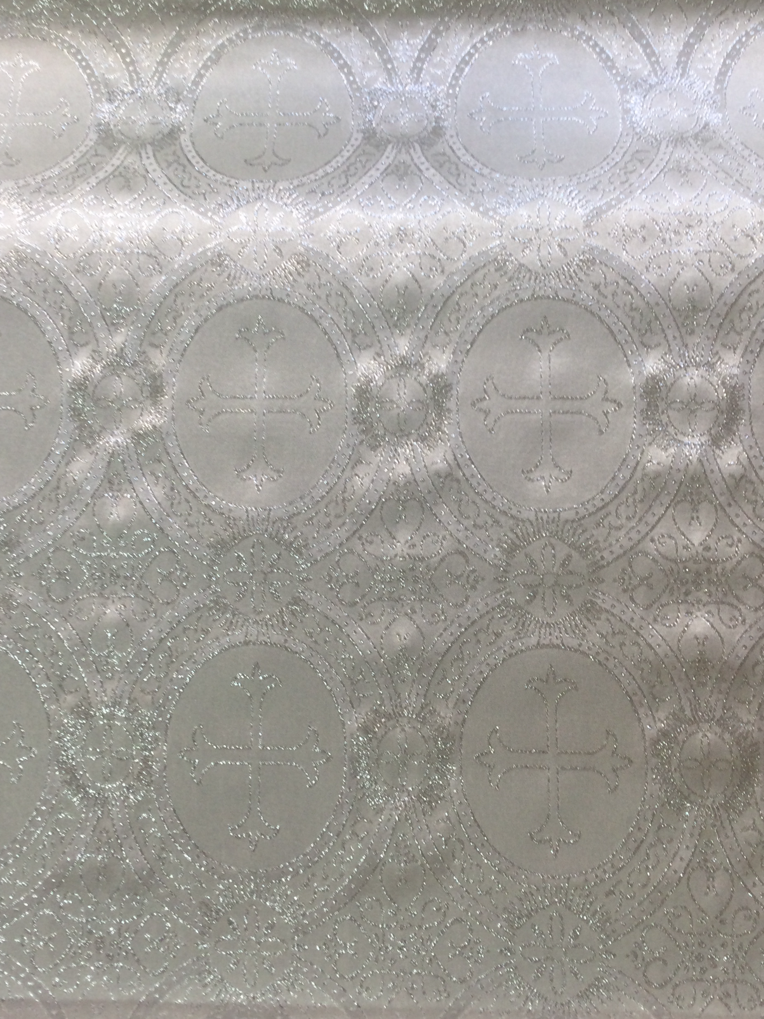 Poly Acetate Metallic Brocade