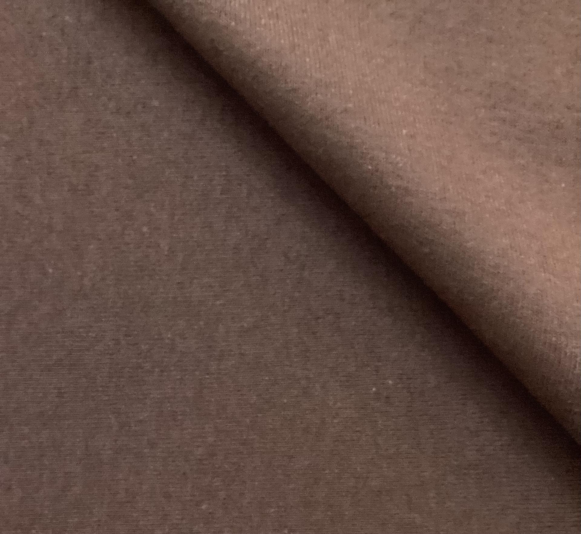 100% Cotton Rib Knit In Dark Chocolate 