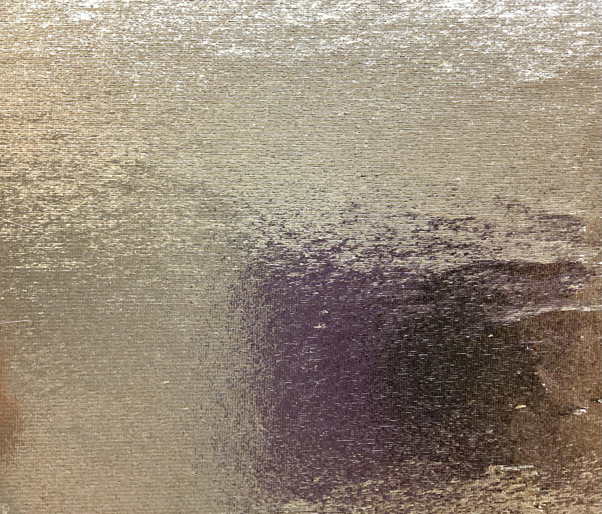 Made In France Silk Lame  Luxury Panne Velvet In Light Gold