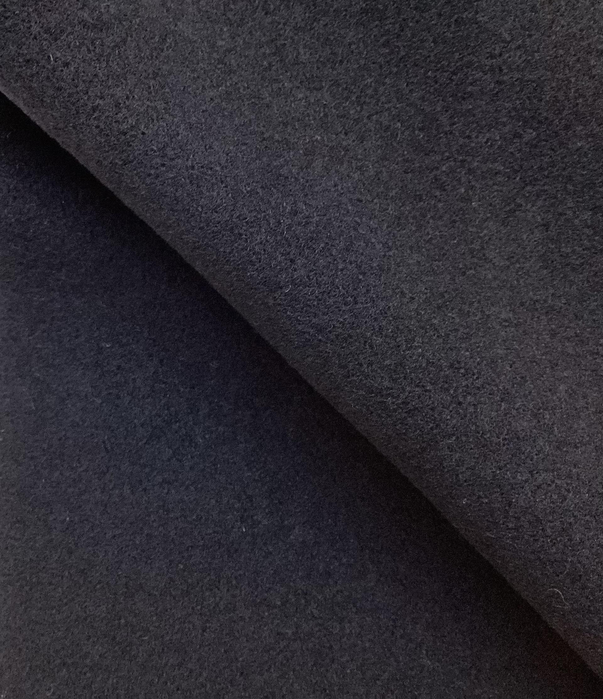 Made In Italy Cashmere & Wool Coating In Black