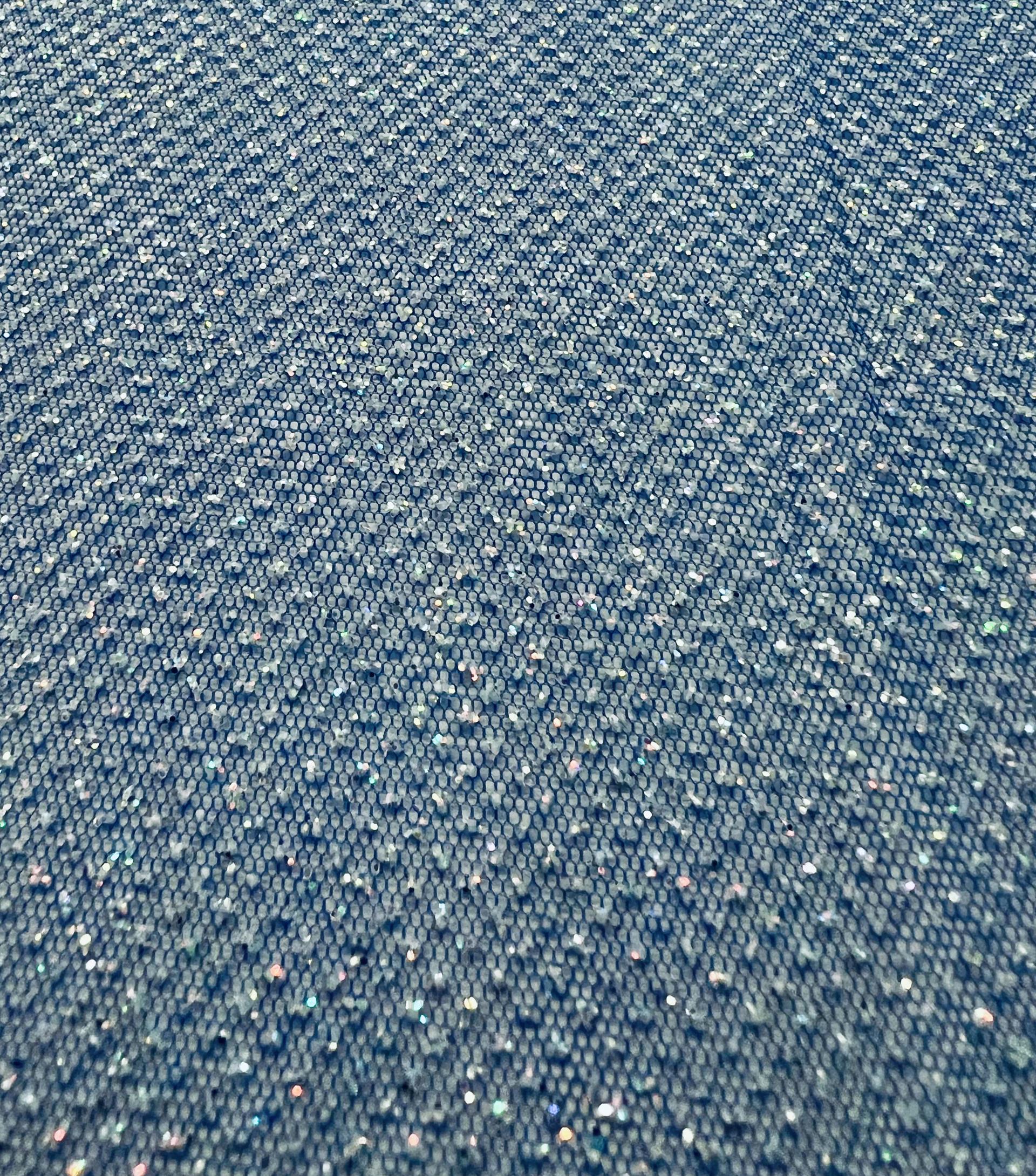 Glitter Tulle in Royal Blue