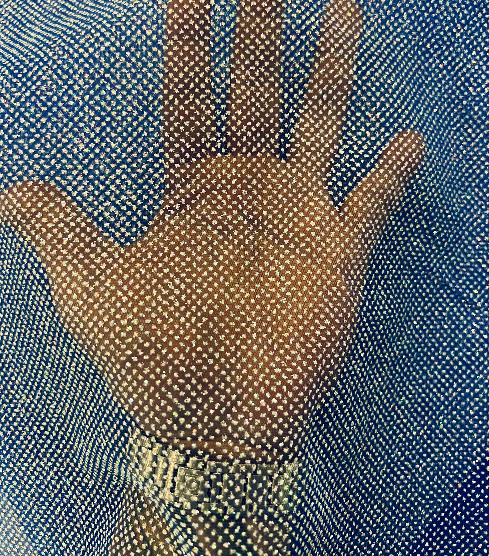 Glitter Tulle in Royal Blue