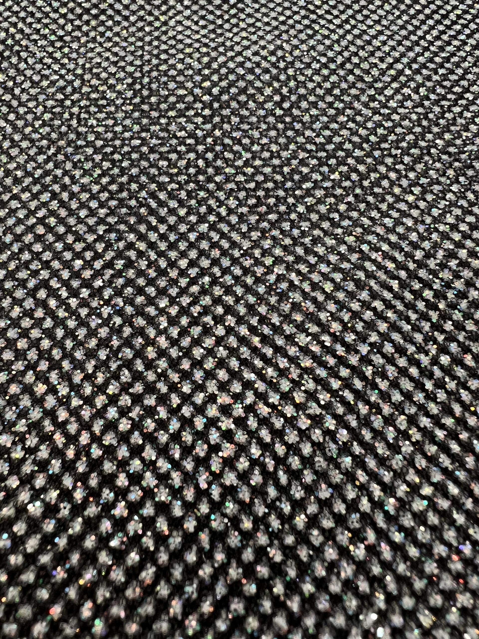 Glitter Tulle in Black