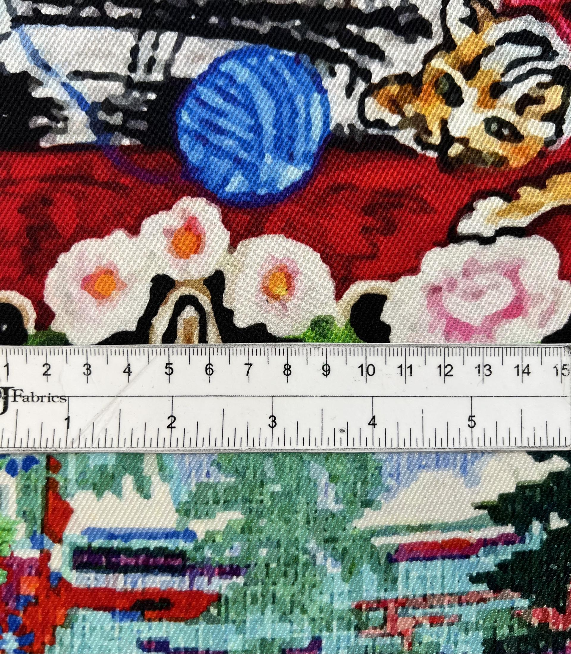 Printed Rayon Satin Twill