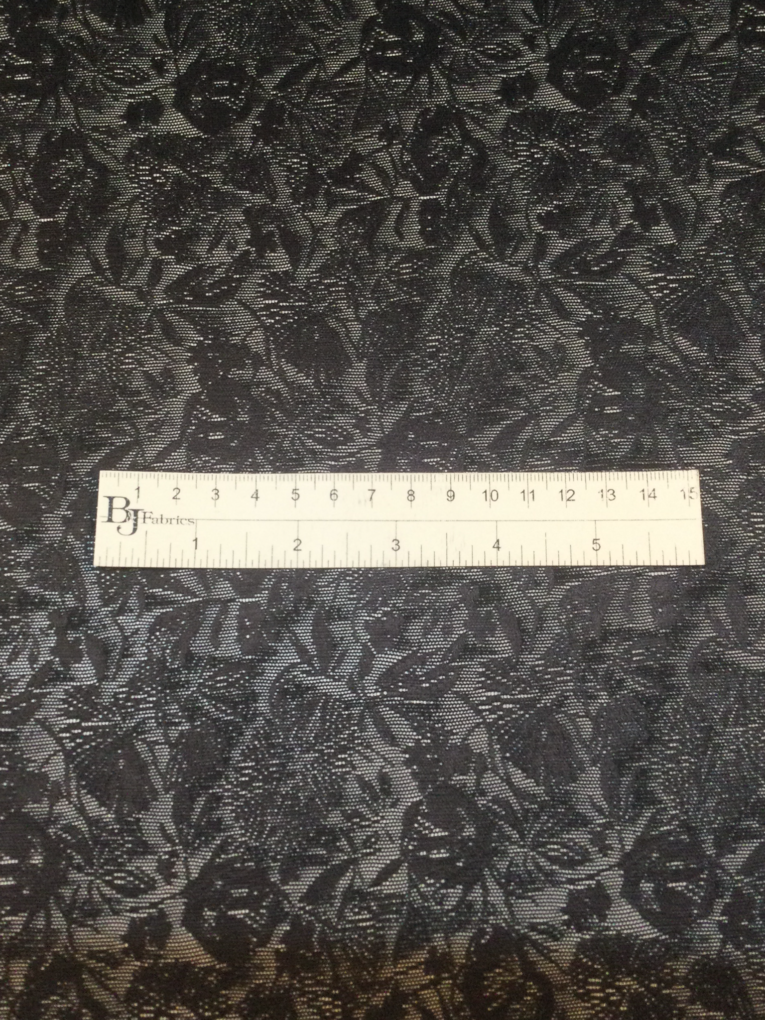 Novelty Nylon Stretch Lace in Black