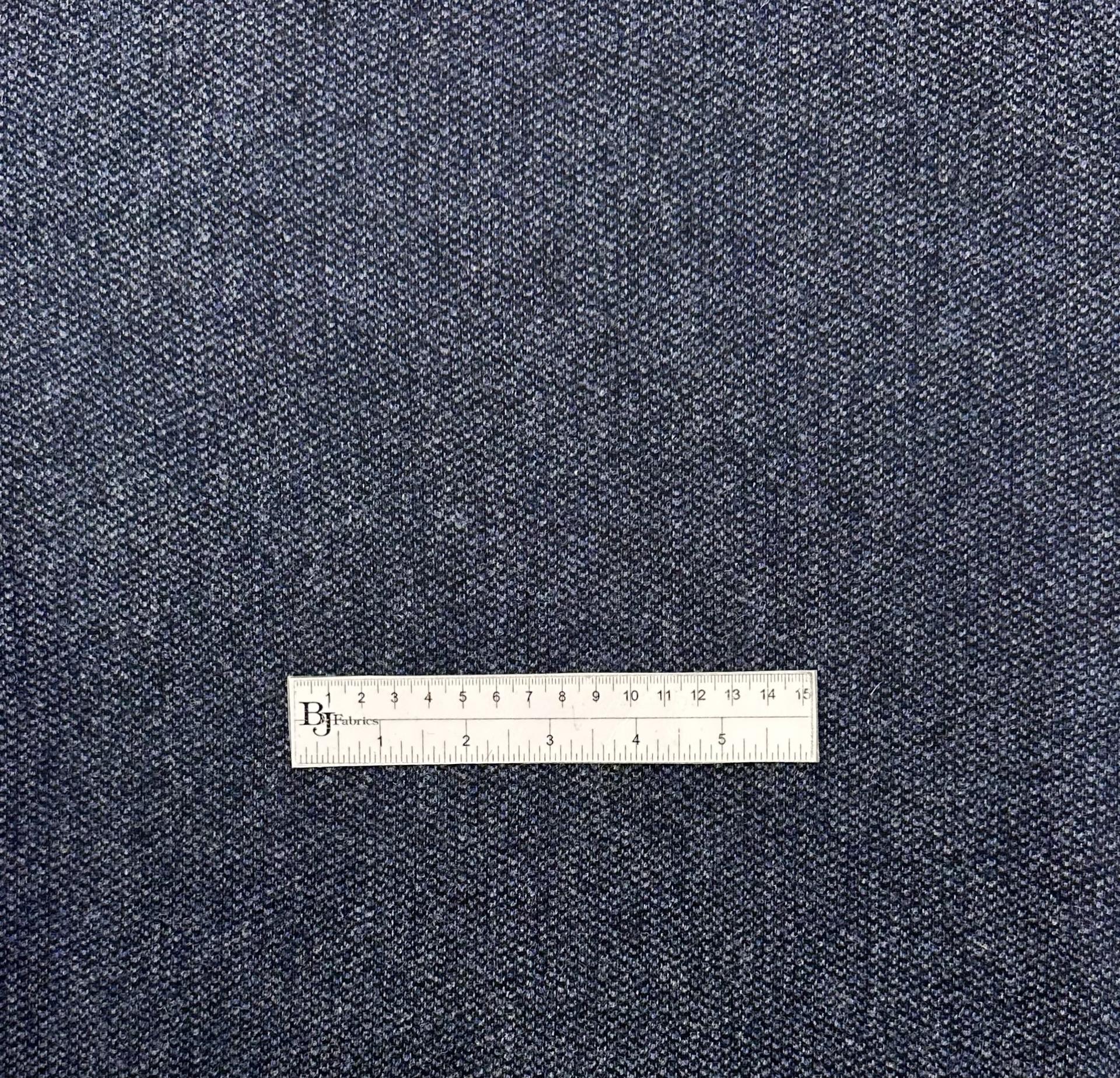 Italian Wool Novelty Suiting in Navy