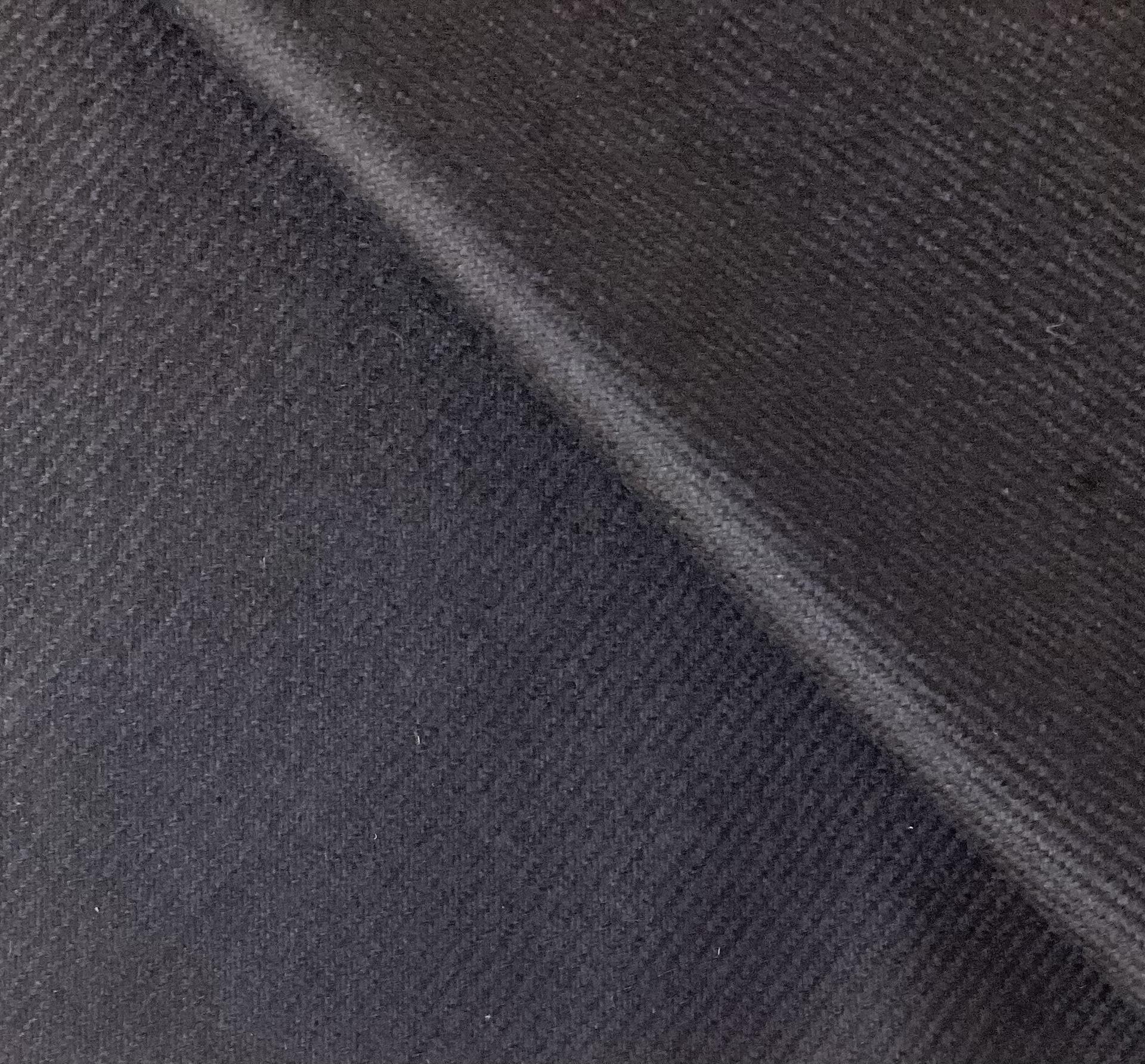 100 % Cashmere Twill In Midnight Navy