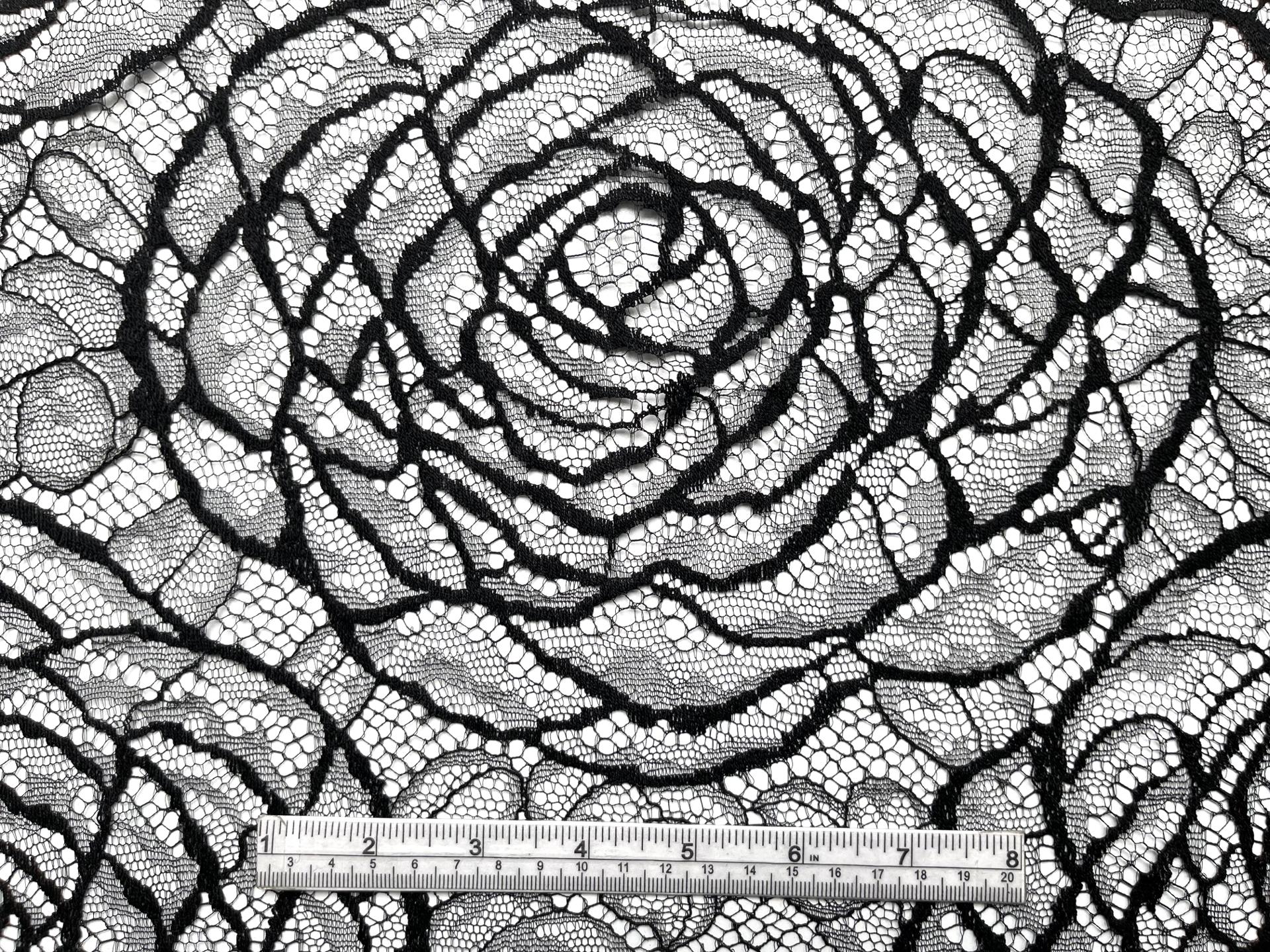 Chantilly Lace Made in France "Cabbage Rose"