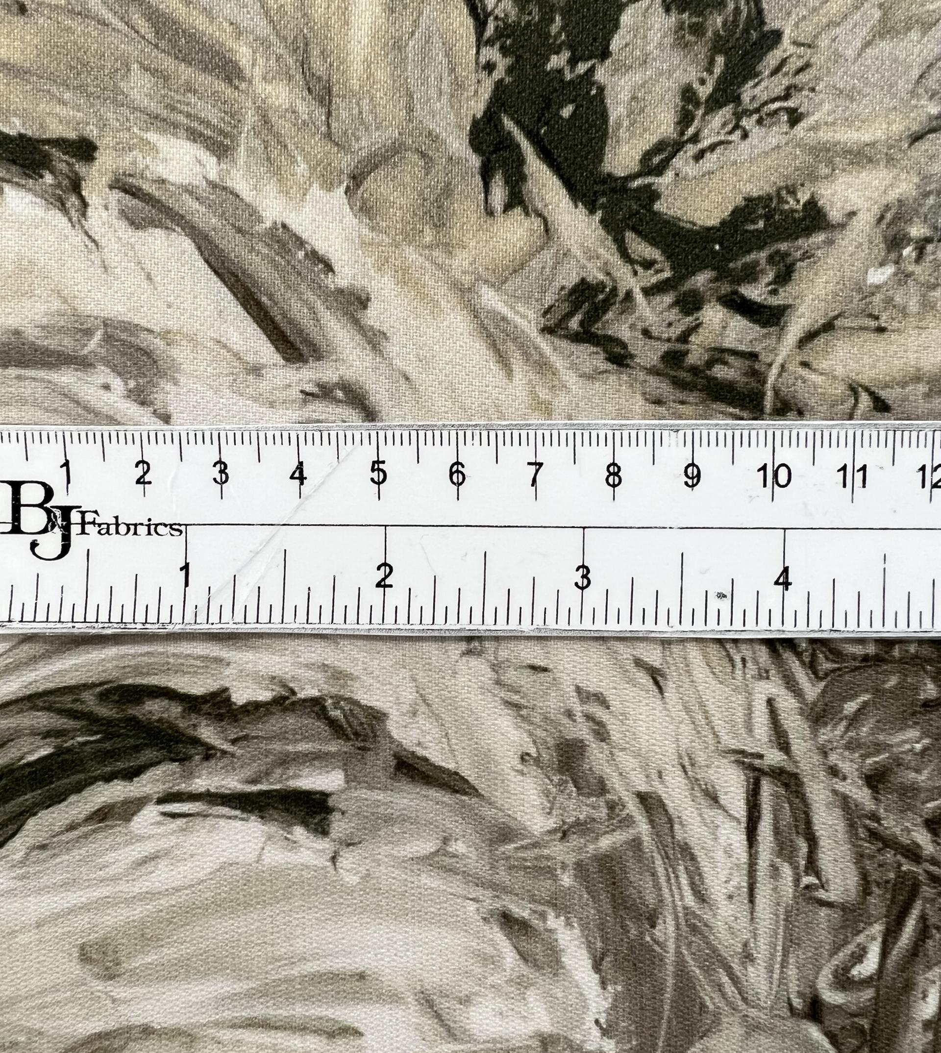 Printed Couture Gazar in Grey & Taupe