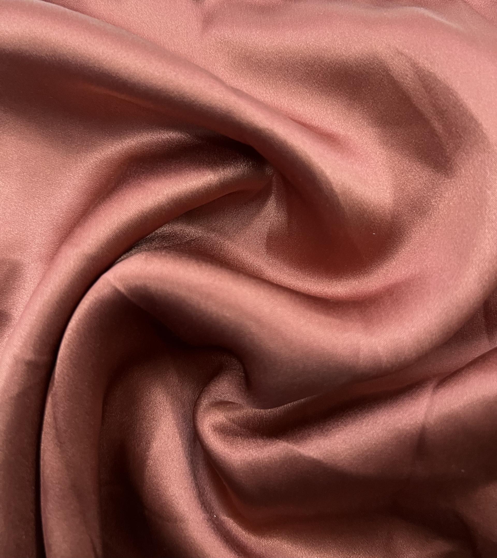 Pure Silk Charemuse in Withered Rose