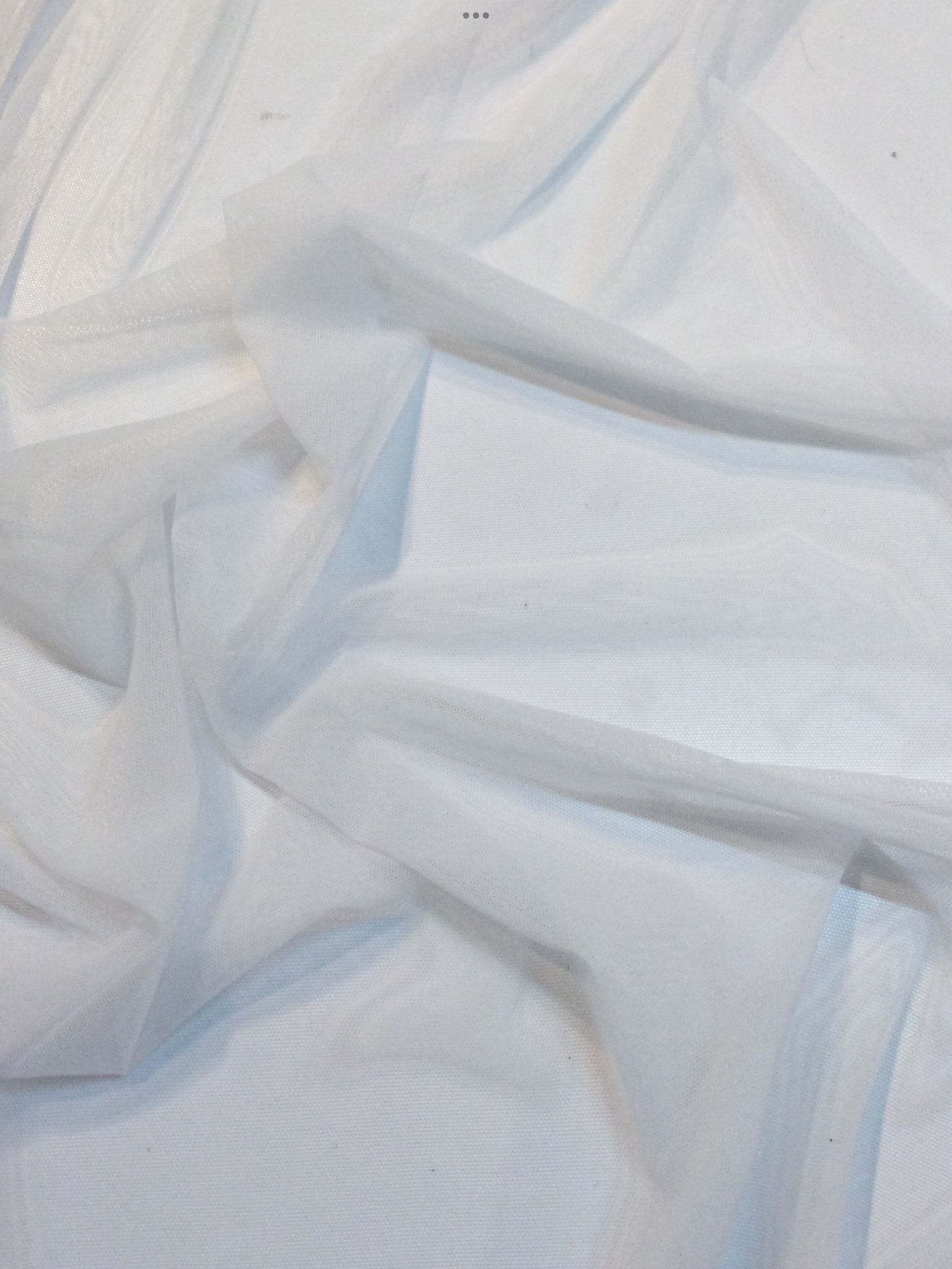 Stretch Tulle in White