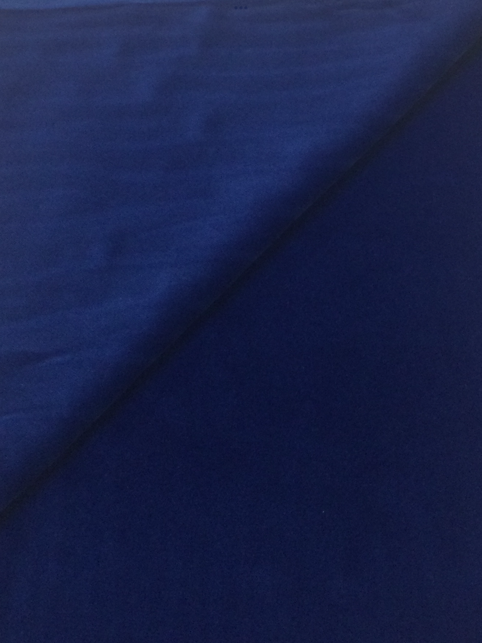 Pure Cotton Velvet in Marine