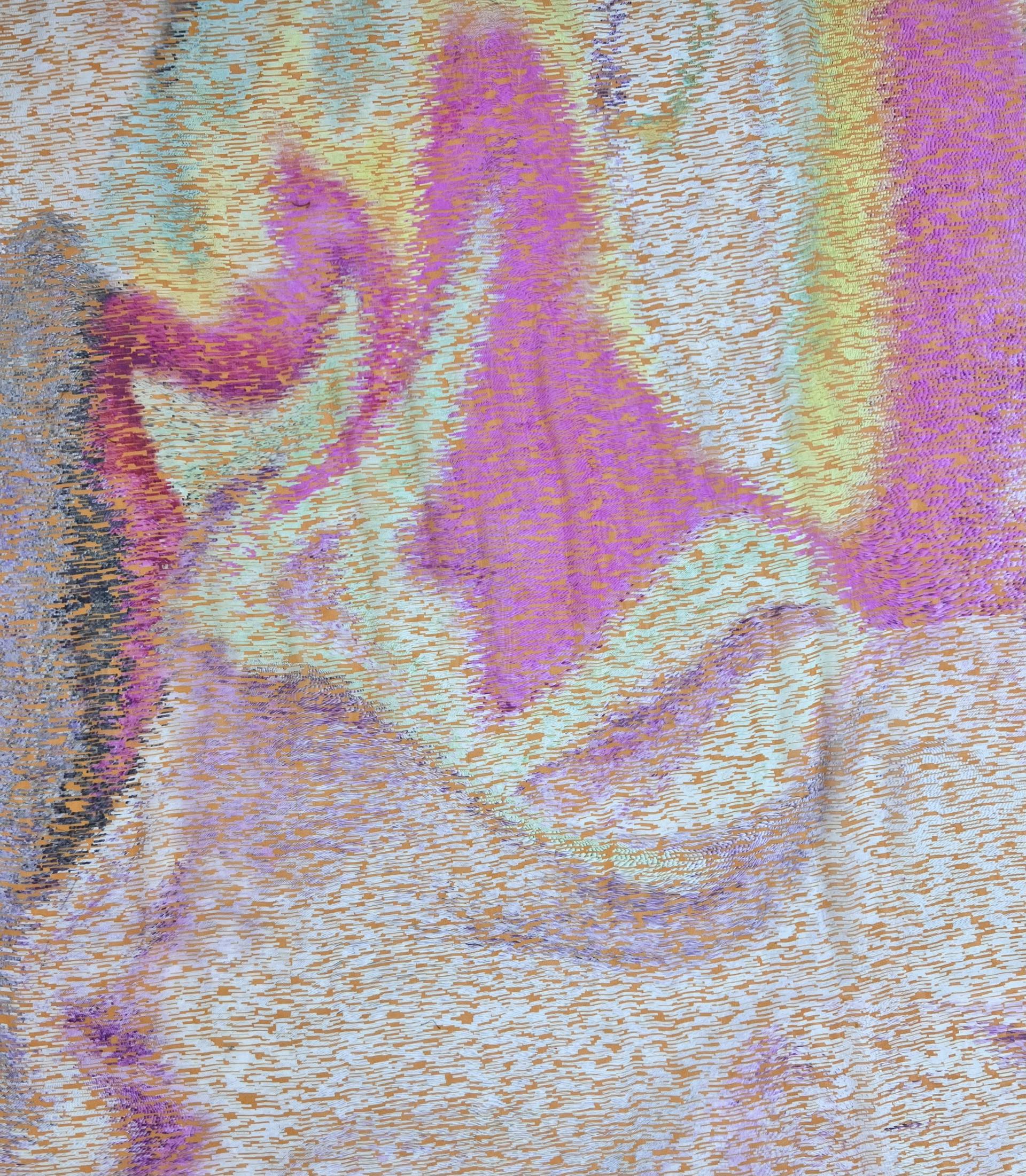 Silk Chiffon Vibrant Colors Print 