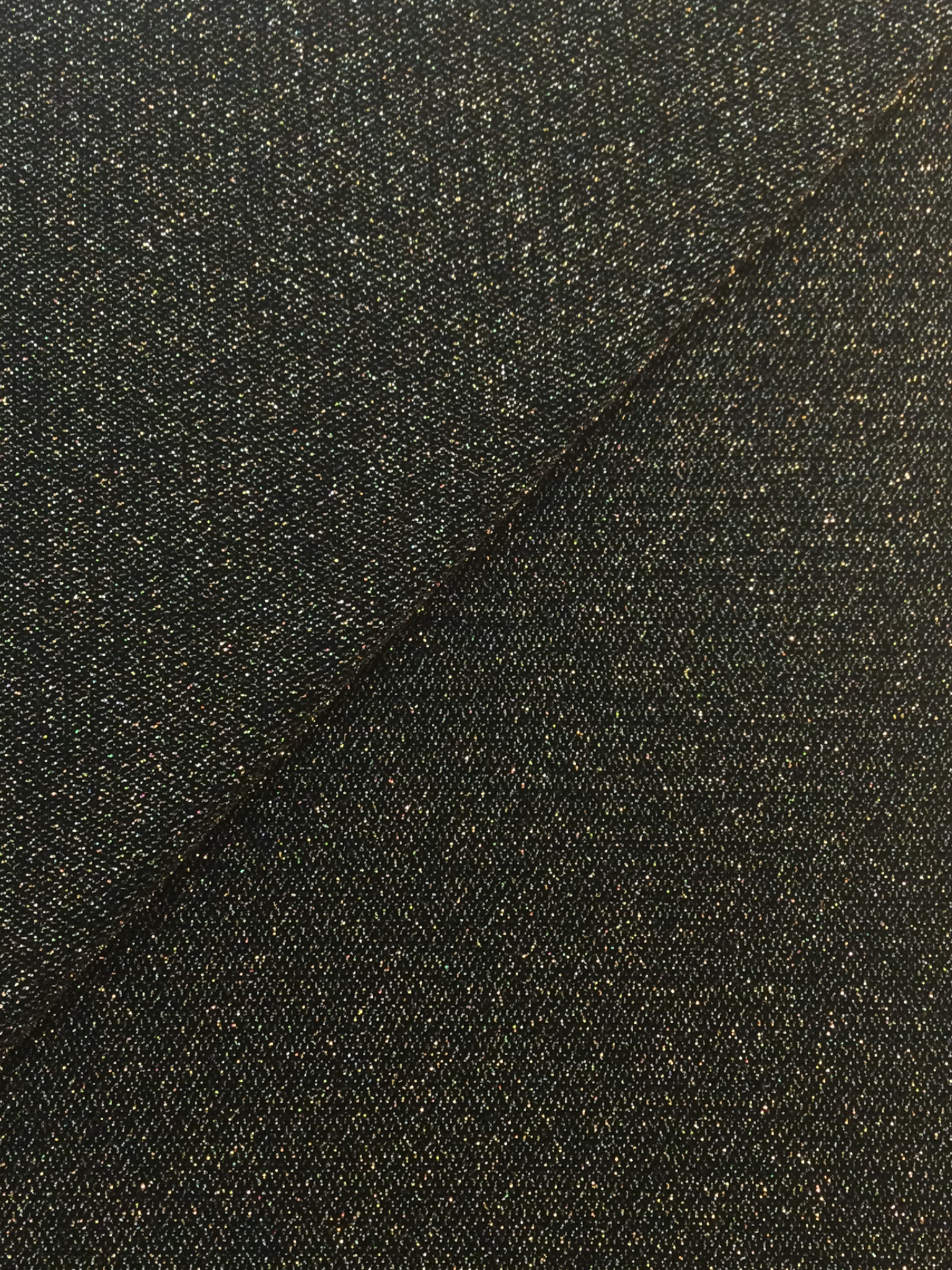 Nylon Blend Jersey Lame' in Gold/Black