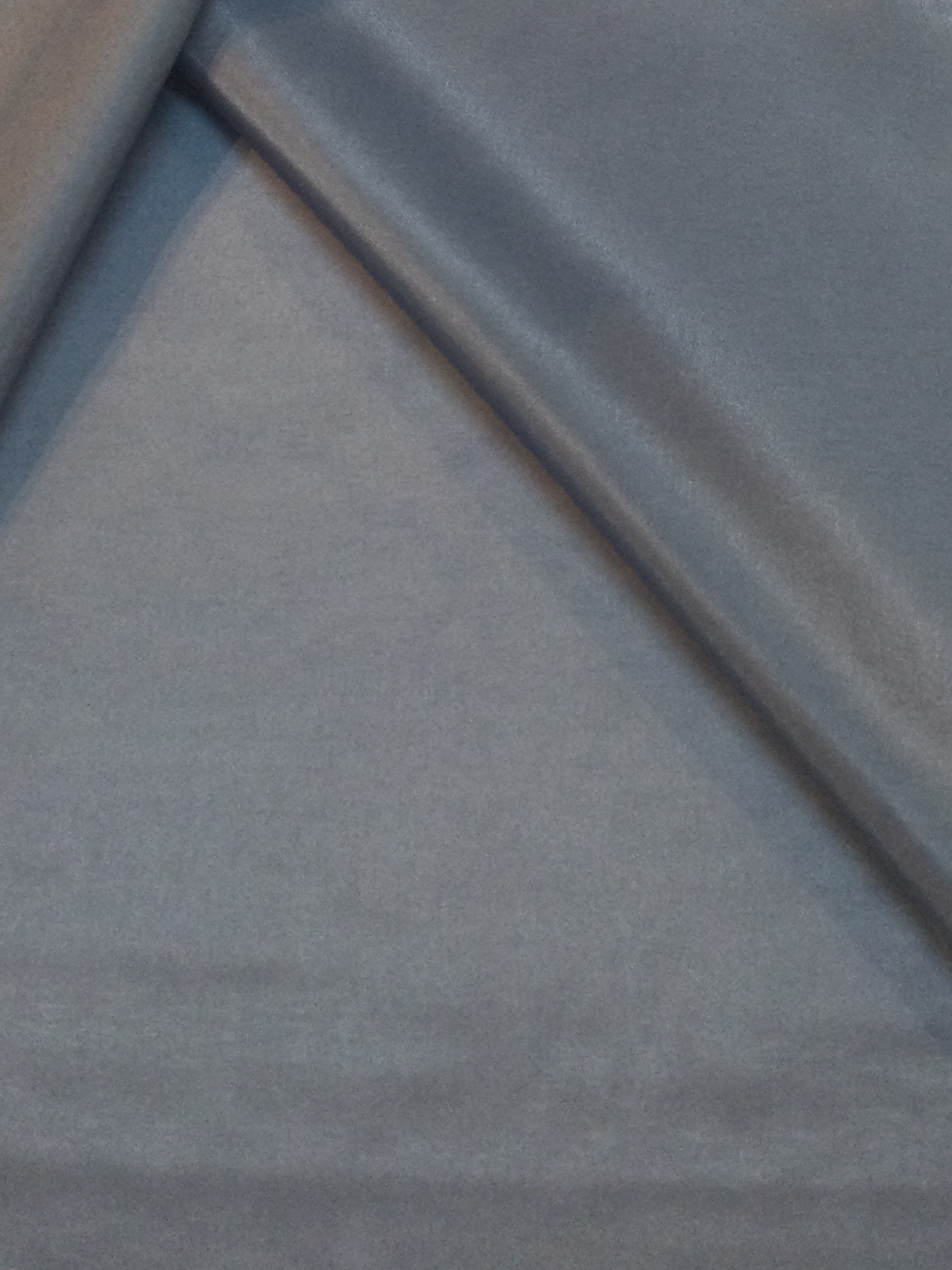 Polyester "China Silk" Lining in Steel Blue