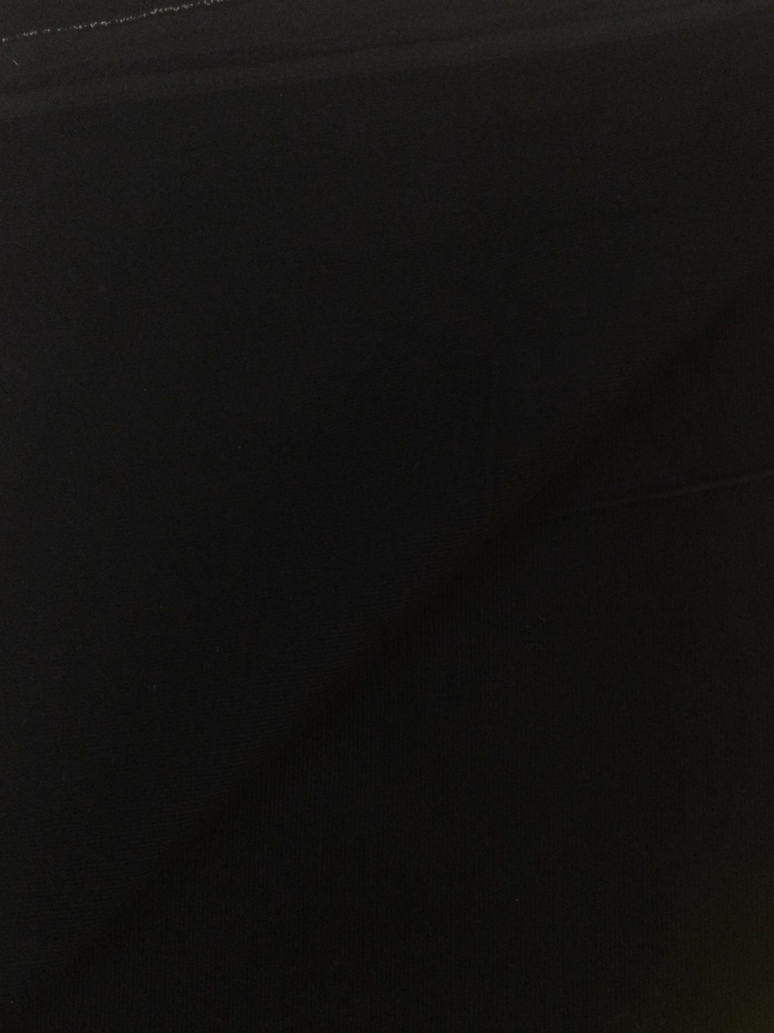 Cotton 21 Wale Corduroy in Black