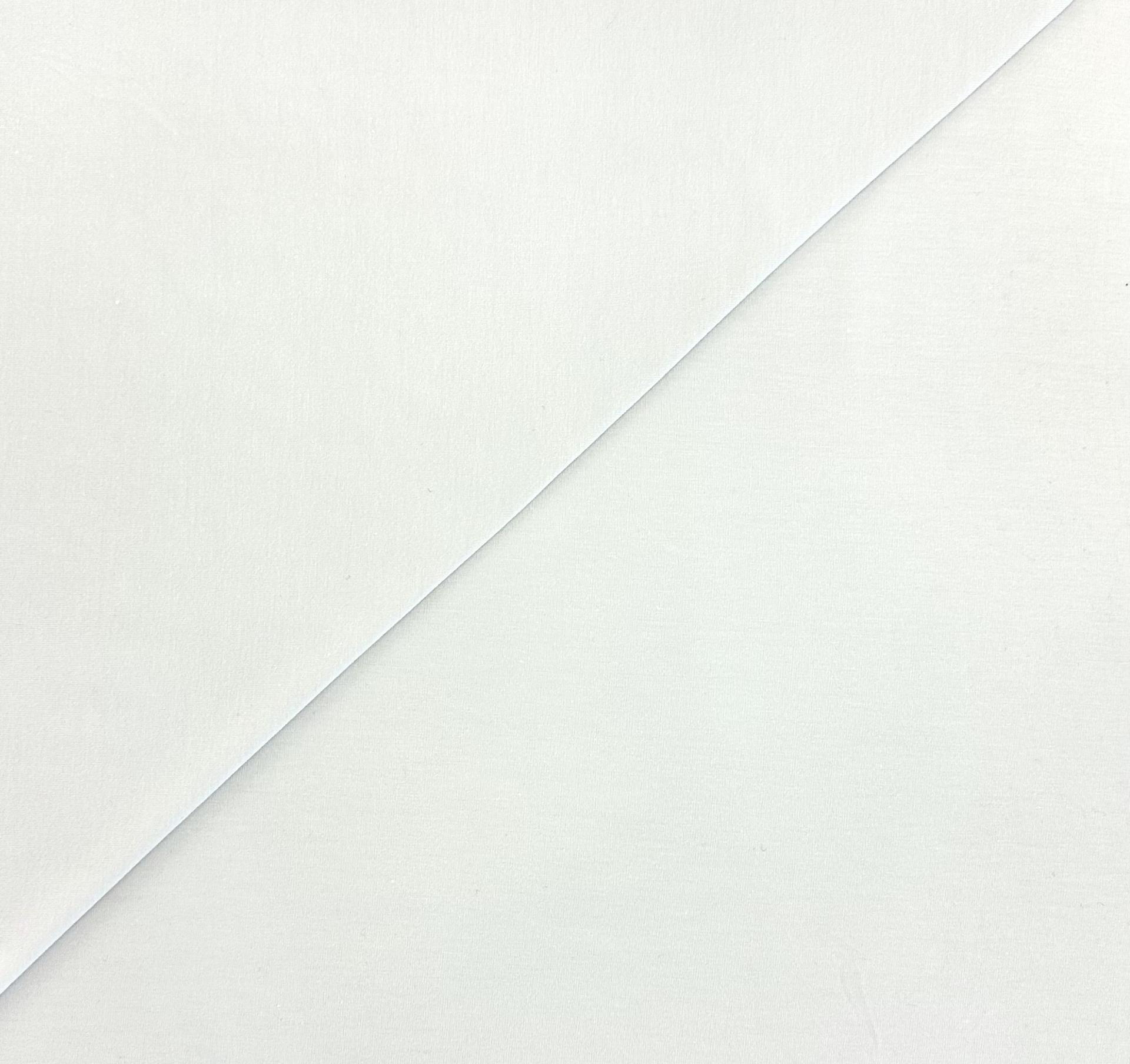 Rayon Of Bamboo Spandex Jersey in White