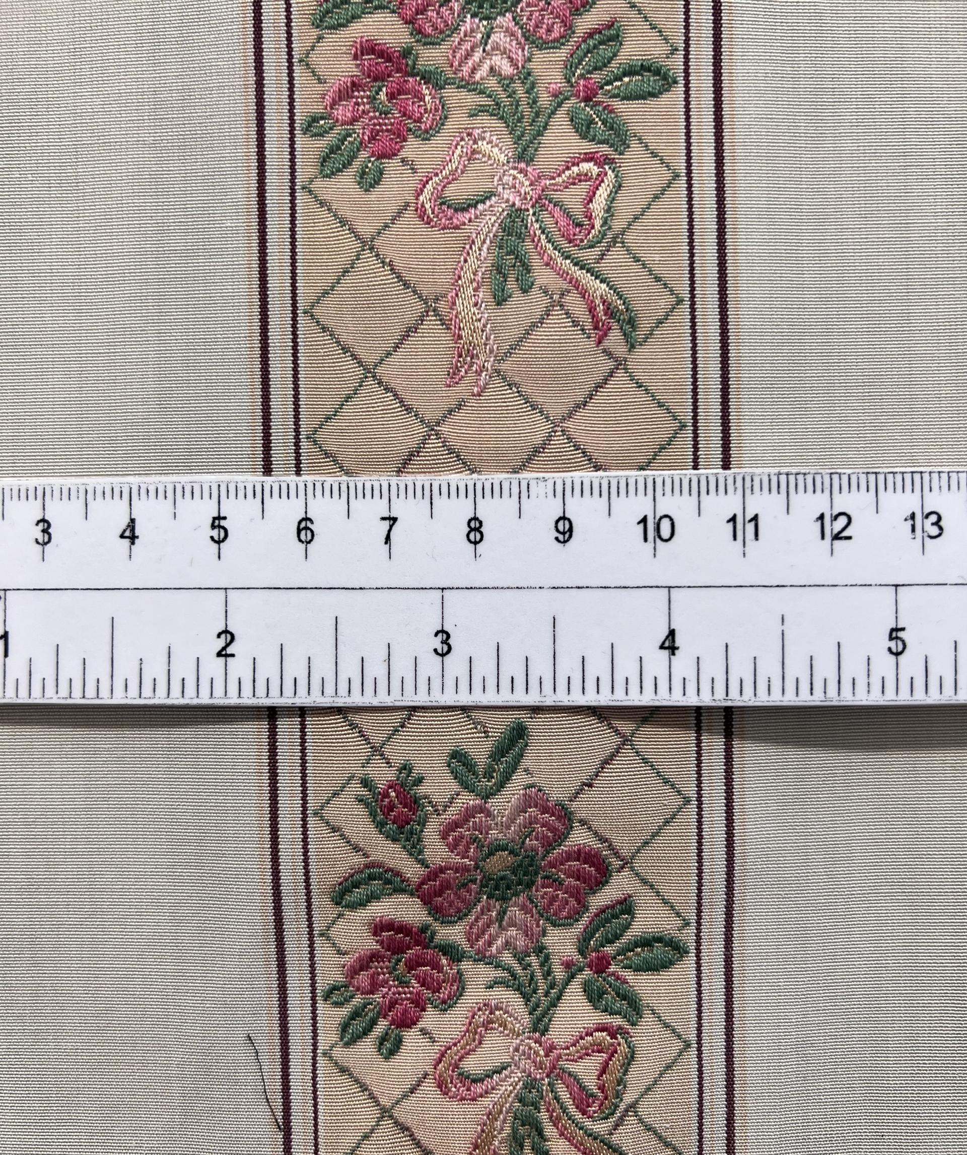 Cotton & Rayon Brocade "Tudor Window"