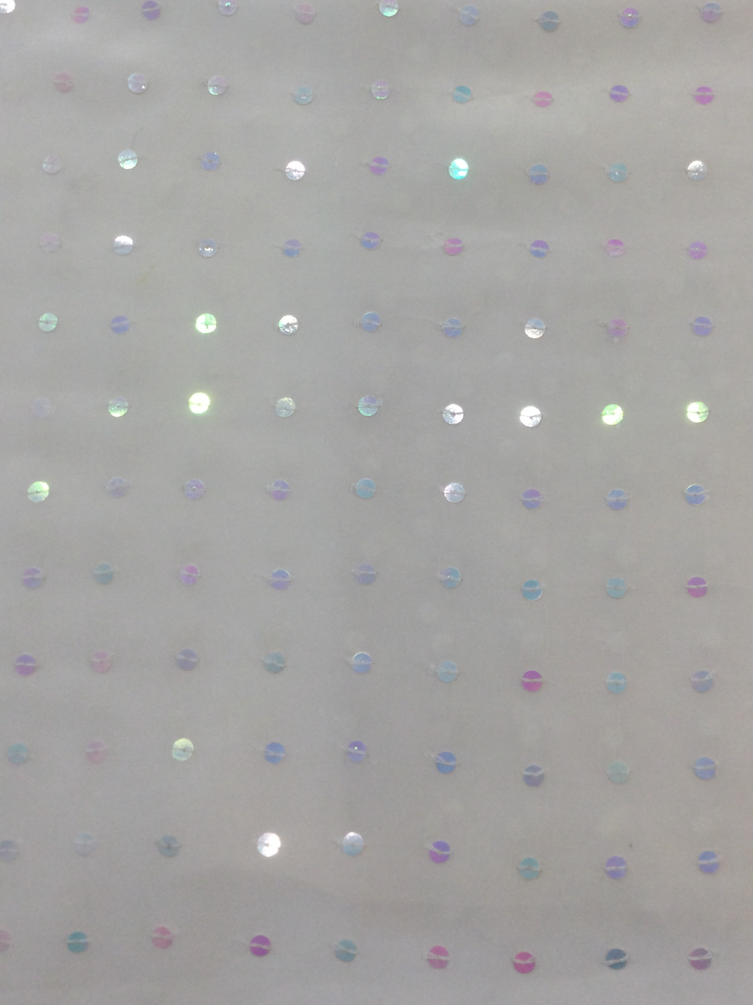 Opalescence Sequins on Crepe de Chine