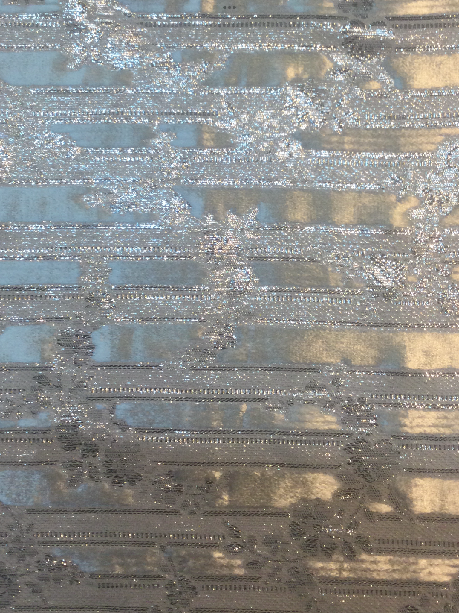 Scnp Metallic Silk-Rayon Burn-Out Velvet