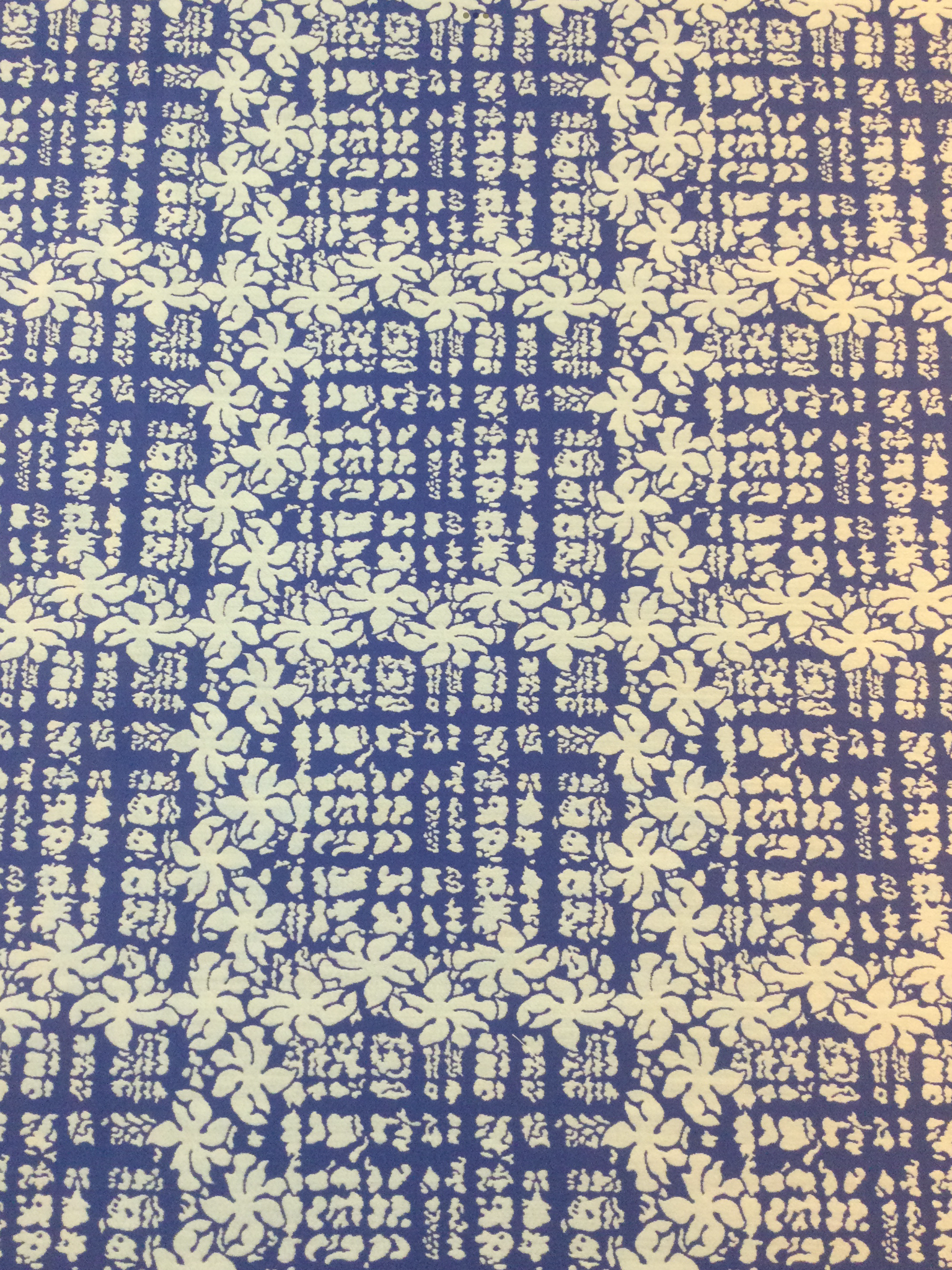 Pure Silk Brocade in Periwinkle & White