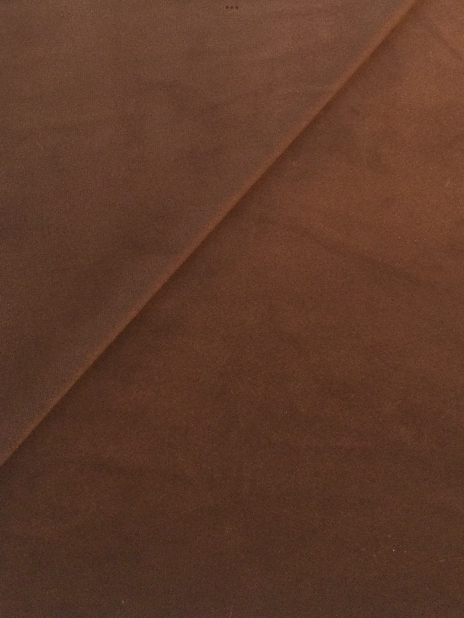 Polyester Velvet in Copper