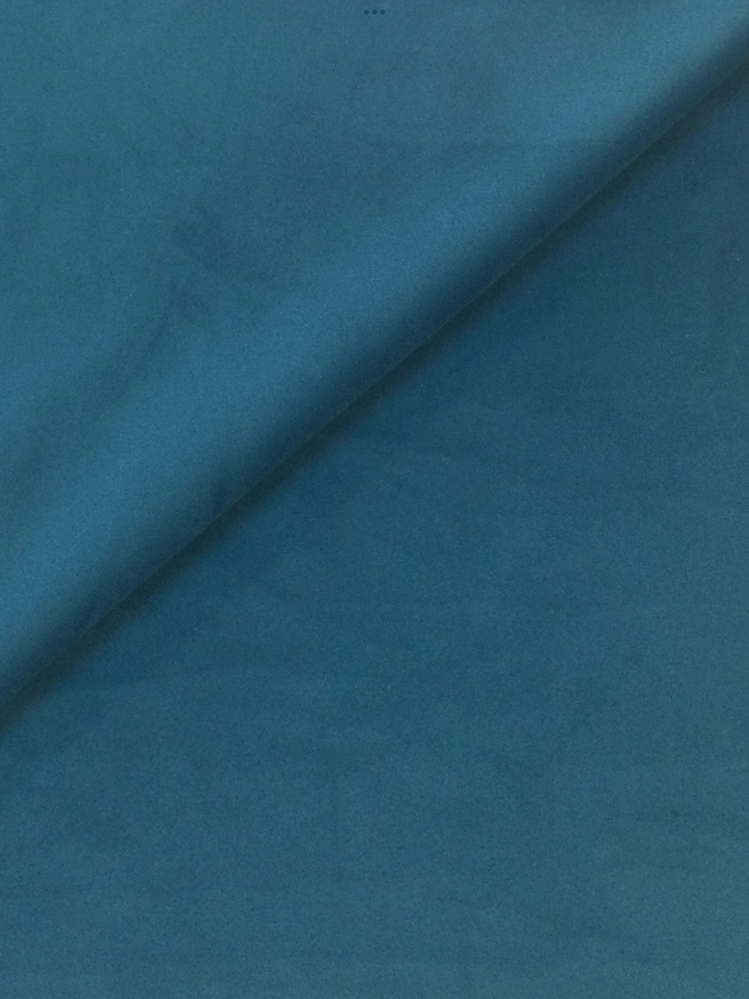 Polyester Velvet in Turquoise