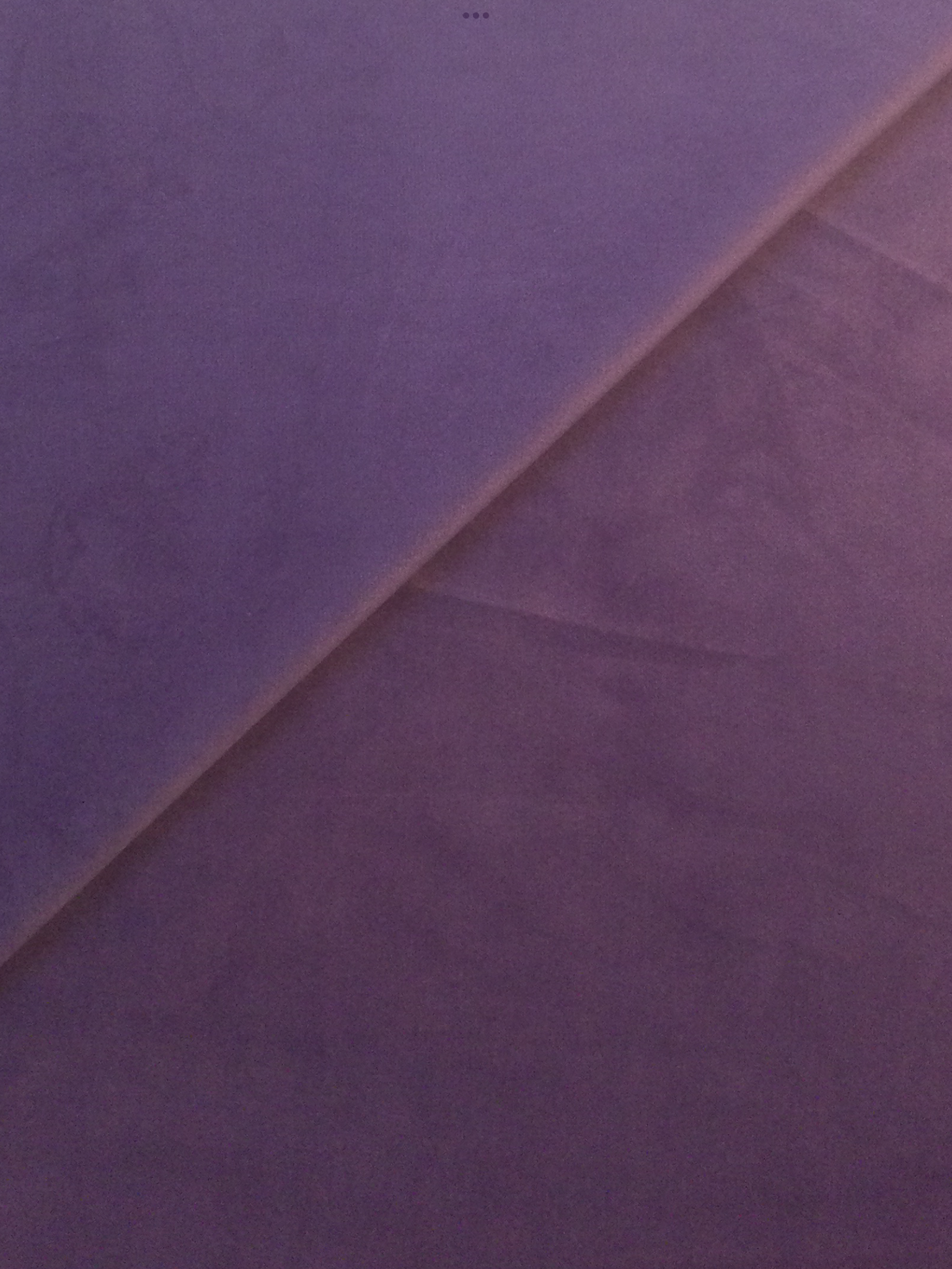 Polyester Velvet in Lavender
