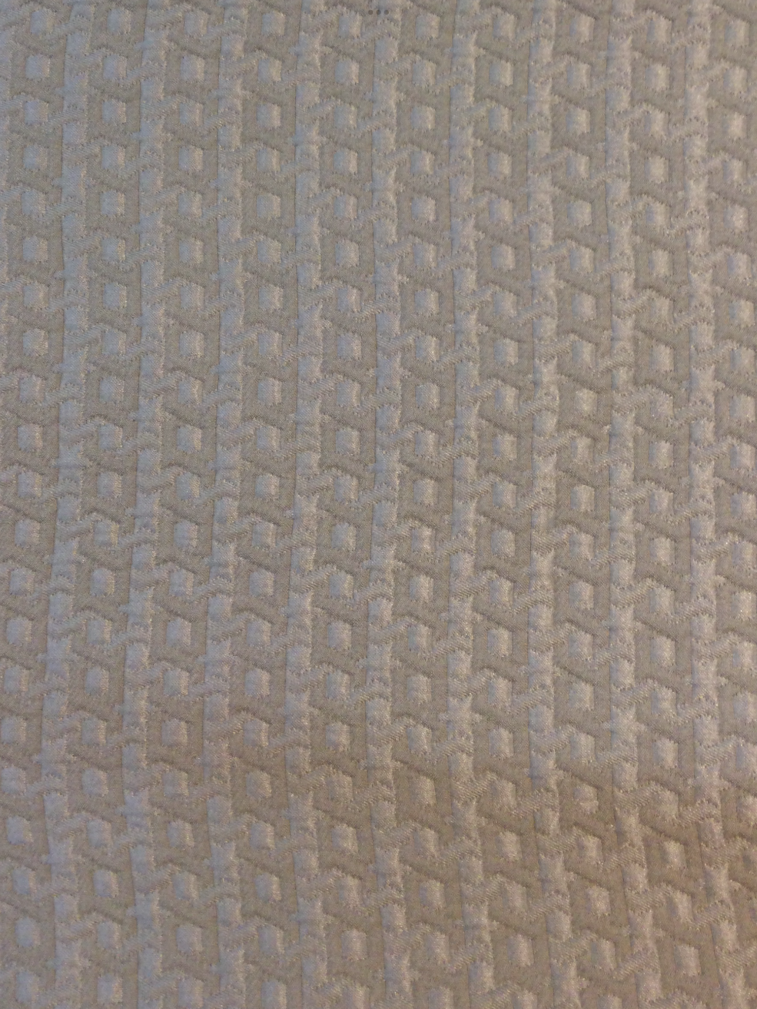 Silk/Wool Brocade in Tan