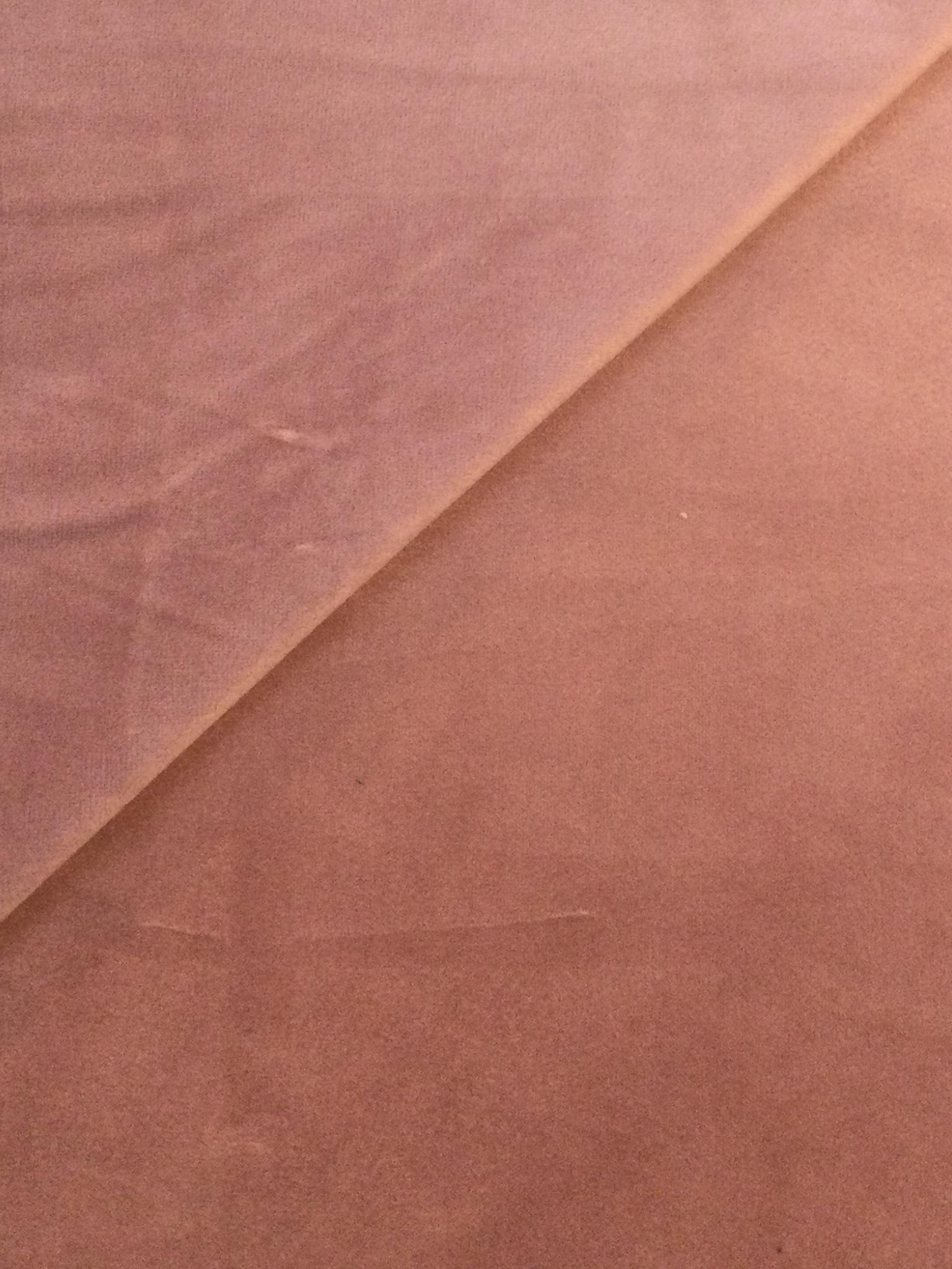 Polyester Velvet in Blush