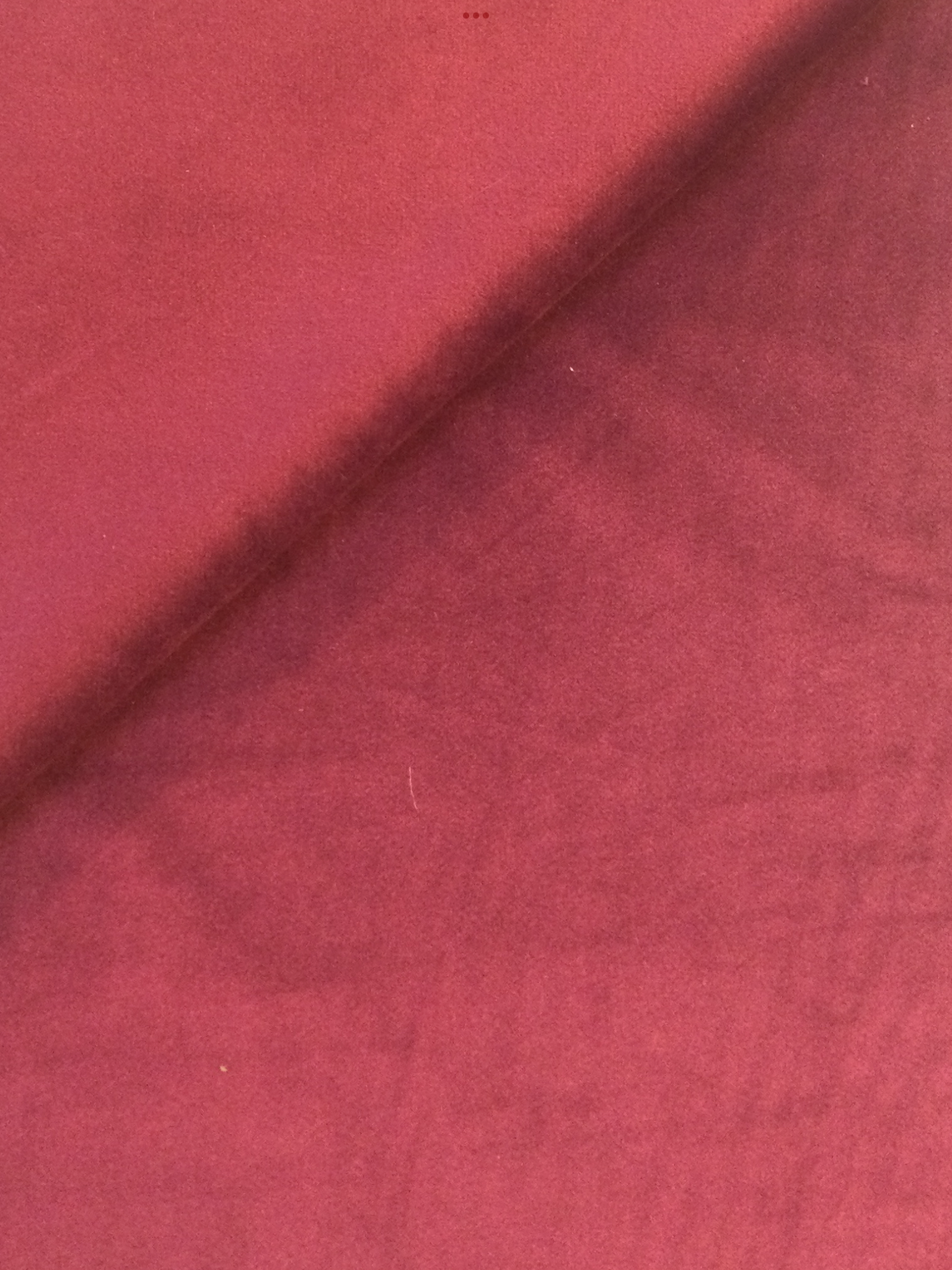 Polyester Velvet in Wine