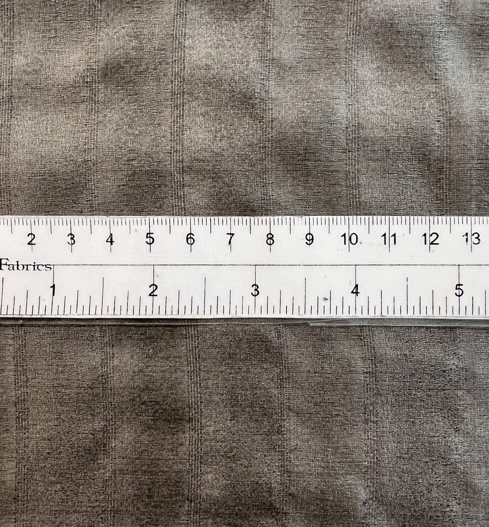 Made in Italy Silk/Metallic Jacquard Stripe in Pewter