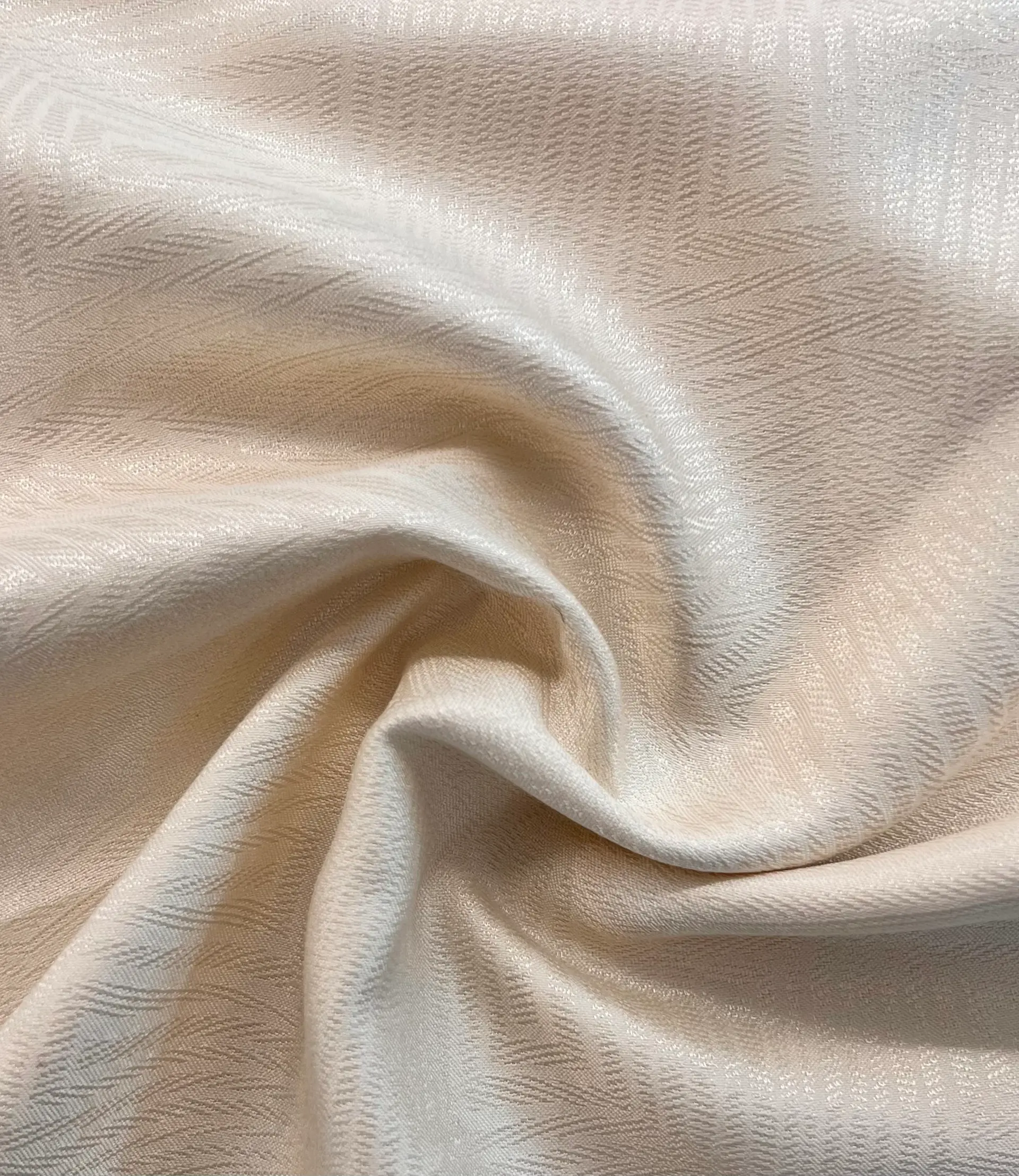 Made in Italy Pure Silk Jacquard in Natural