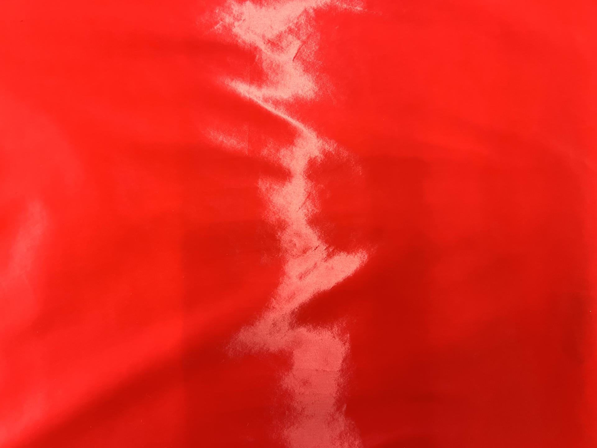 Stretch Satin-Look Vinyl in Red