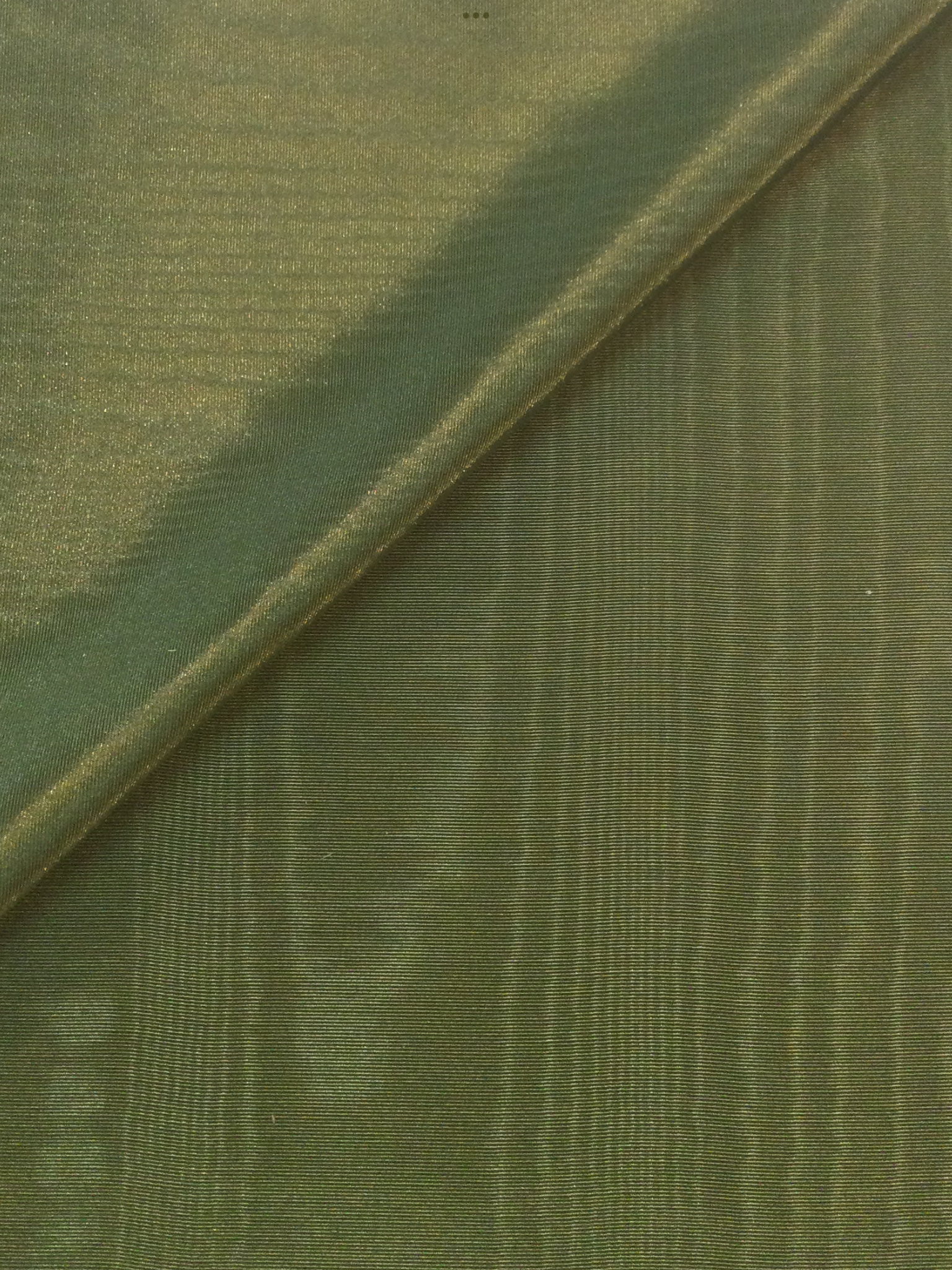 Polyester Moire' Faille in Forest Green