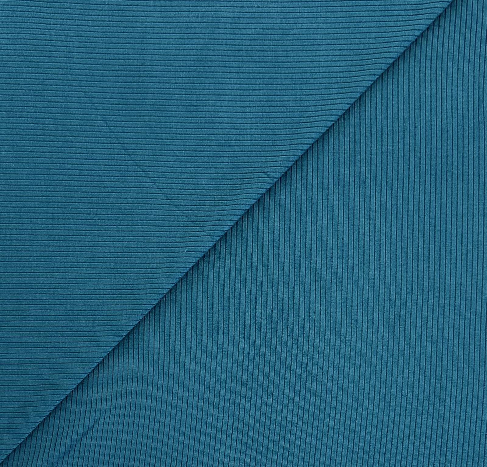 Tencel Lycra Rib Knit in Teal
