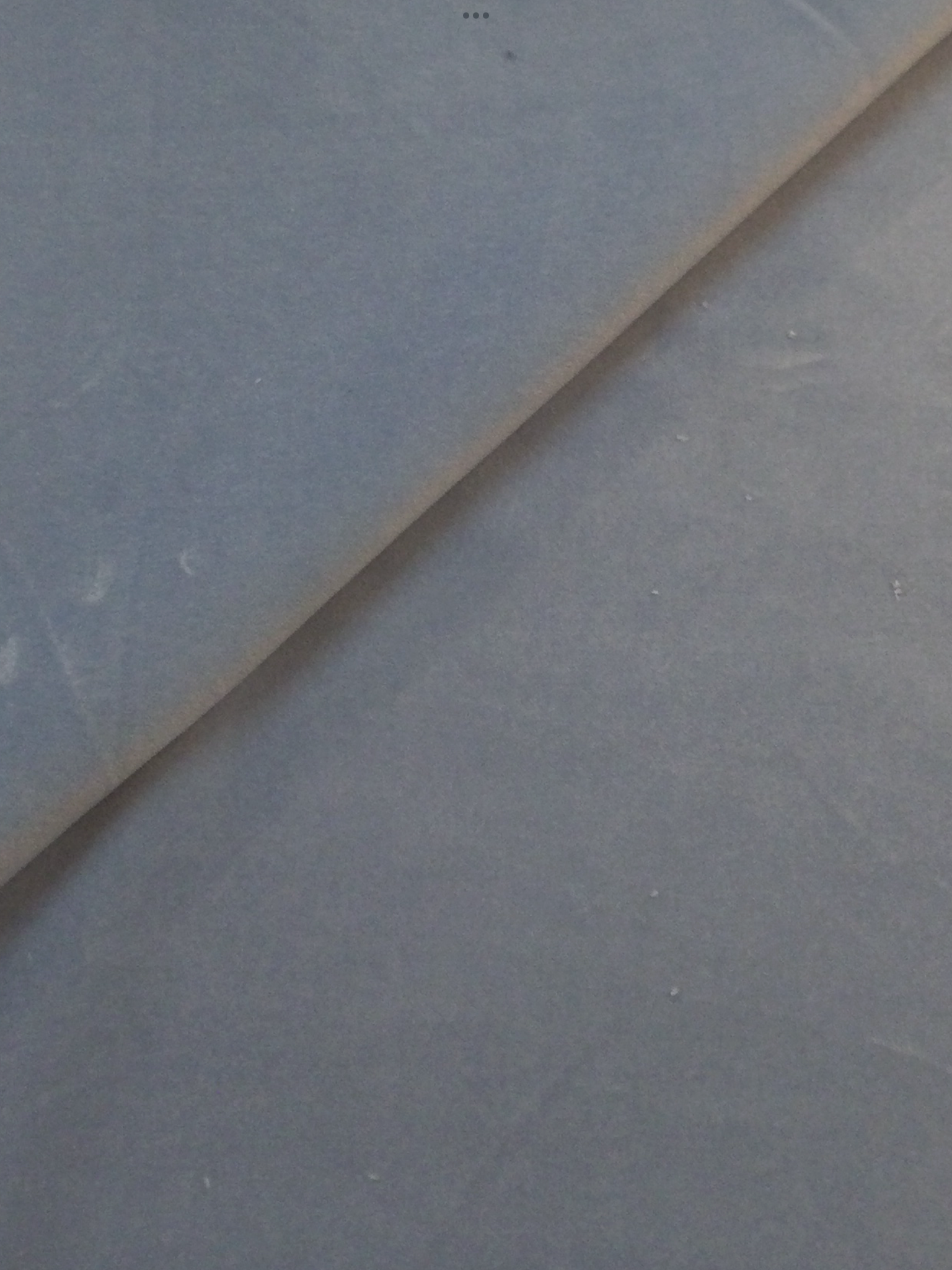 Pure Cotton Velvet in Light Blue